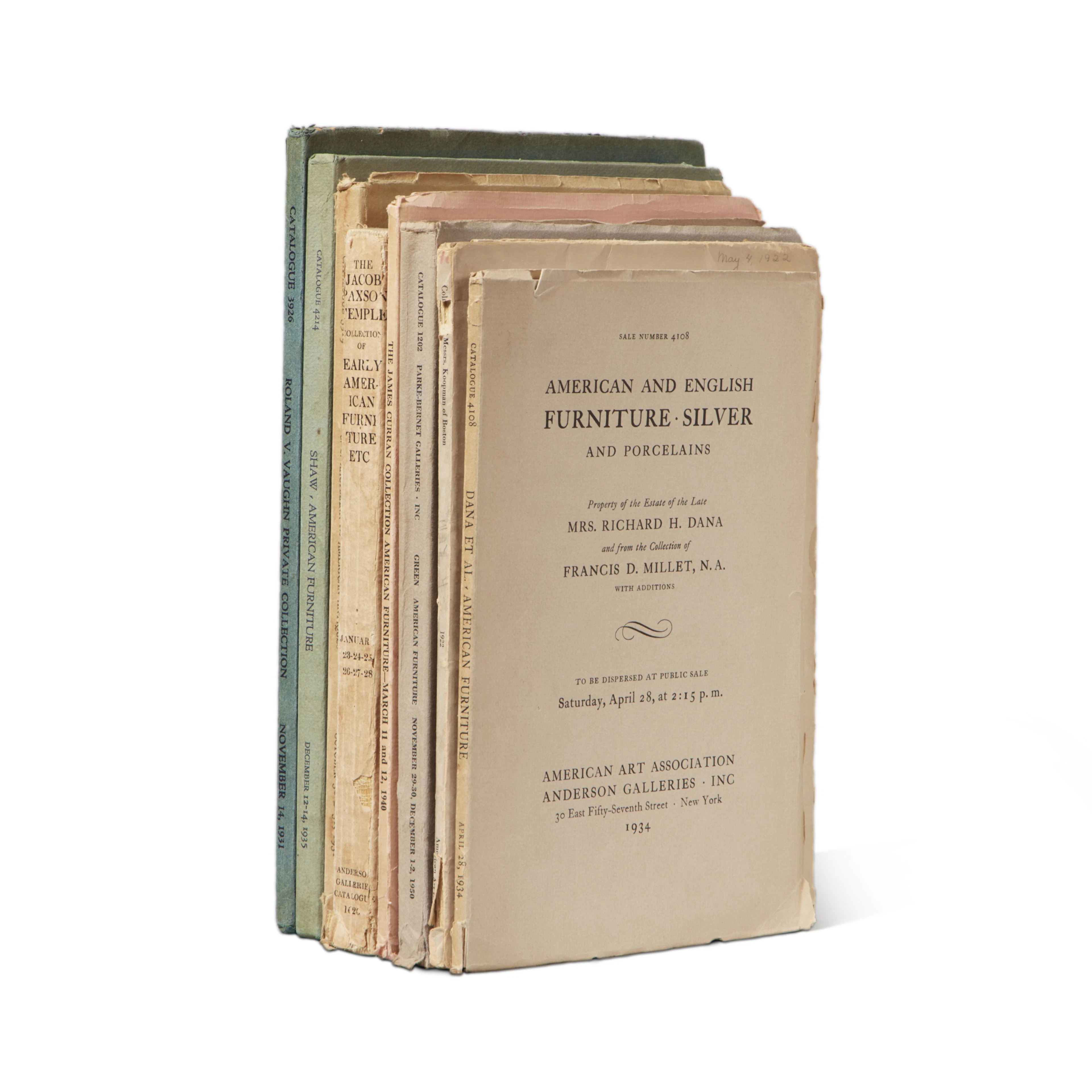 A Group of Americana Auction Catalogues, Approximately 160 Volumes