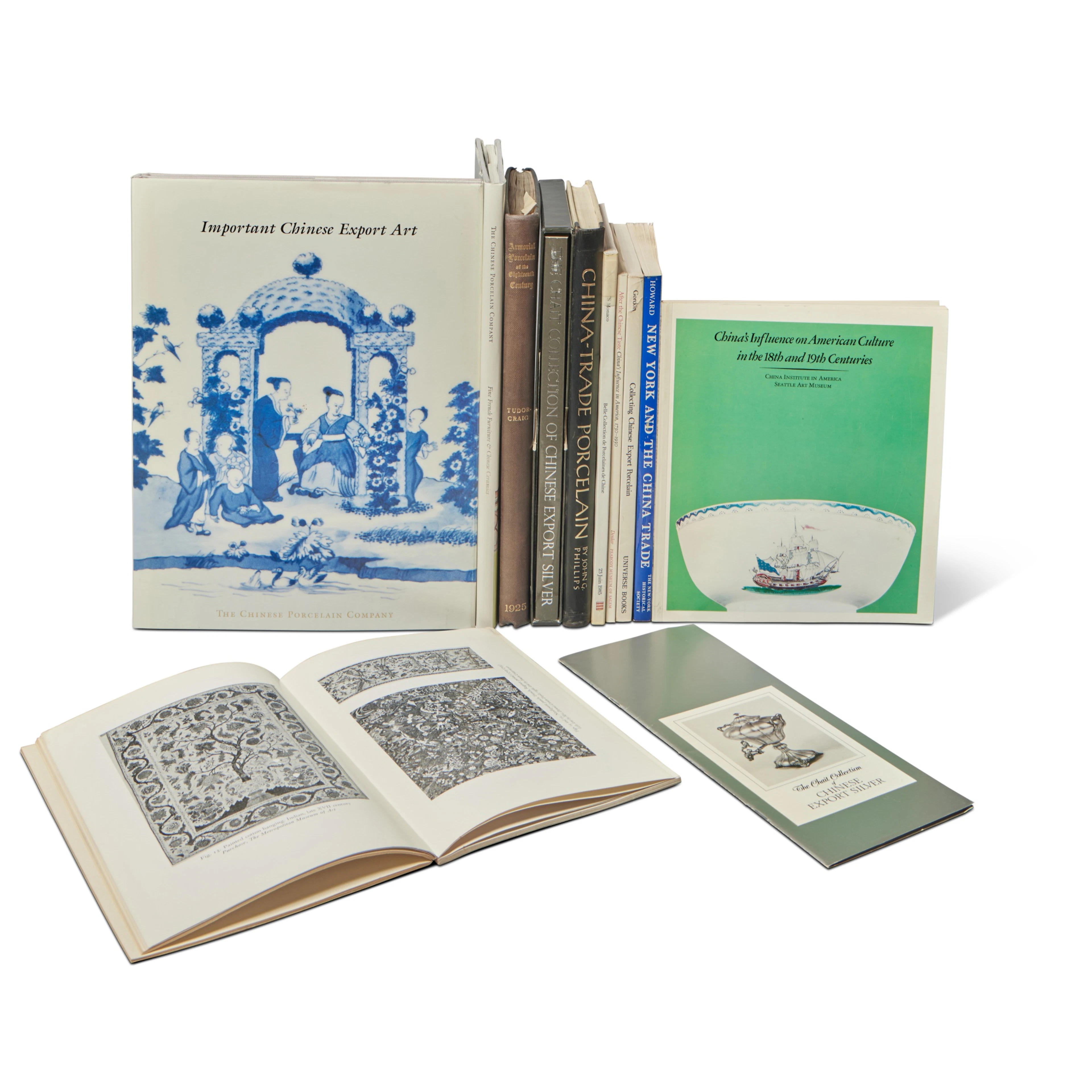A Group of Chinese Export Art Reference Books, Approximately 80 Volumes