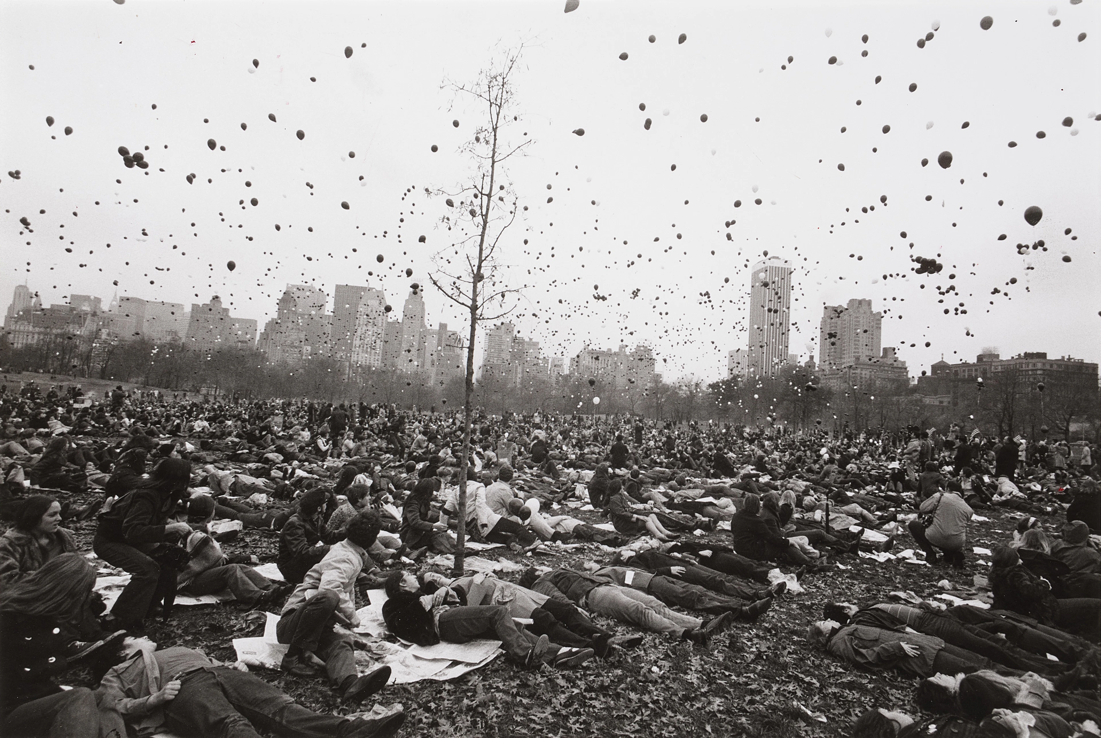 Peace Demonstration, Central Park, New York