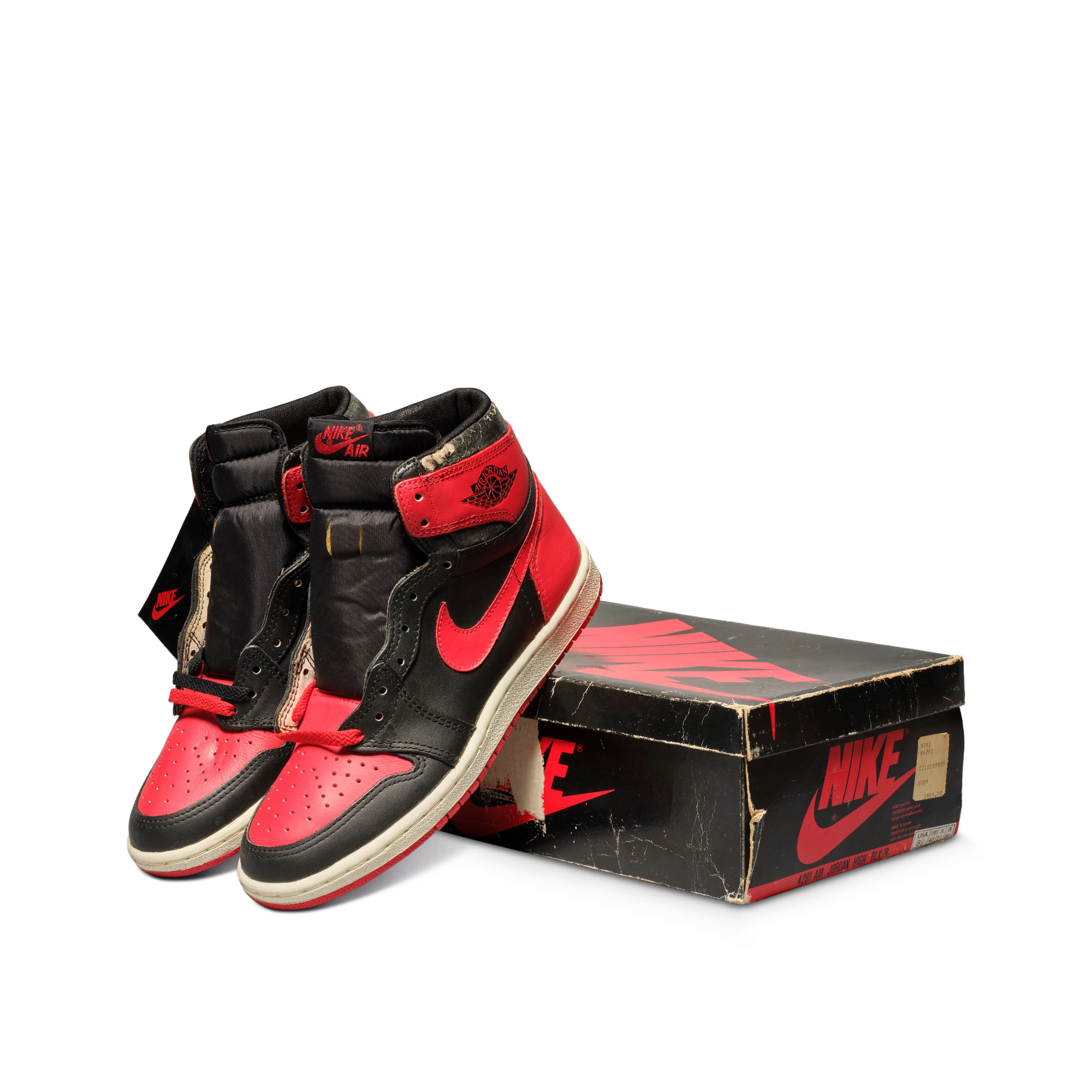 Ike Air Jordan 1 High OG (1985) Bred | Size 8.5