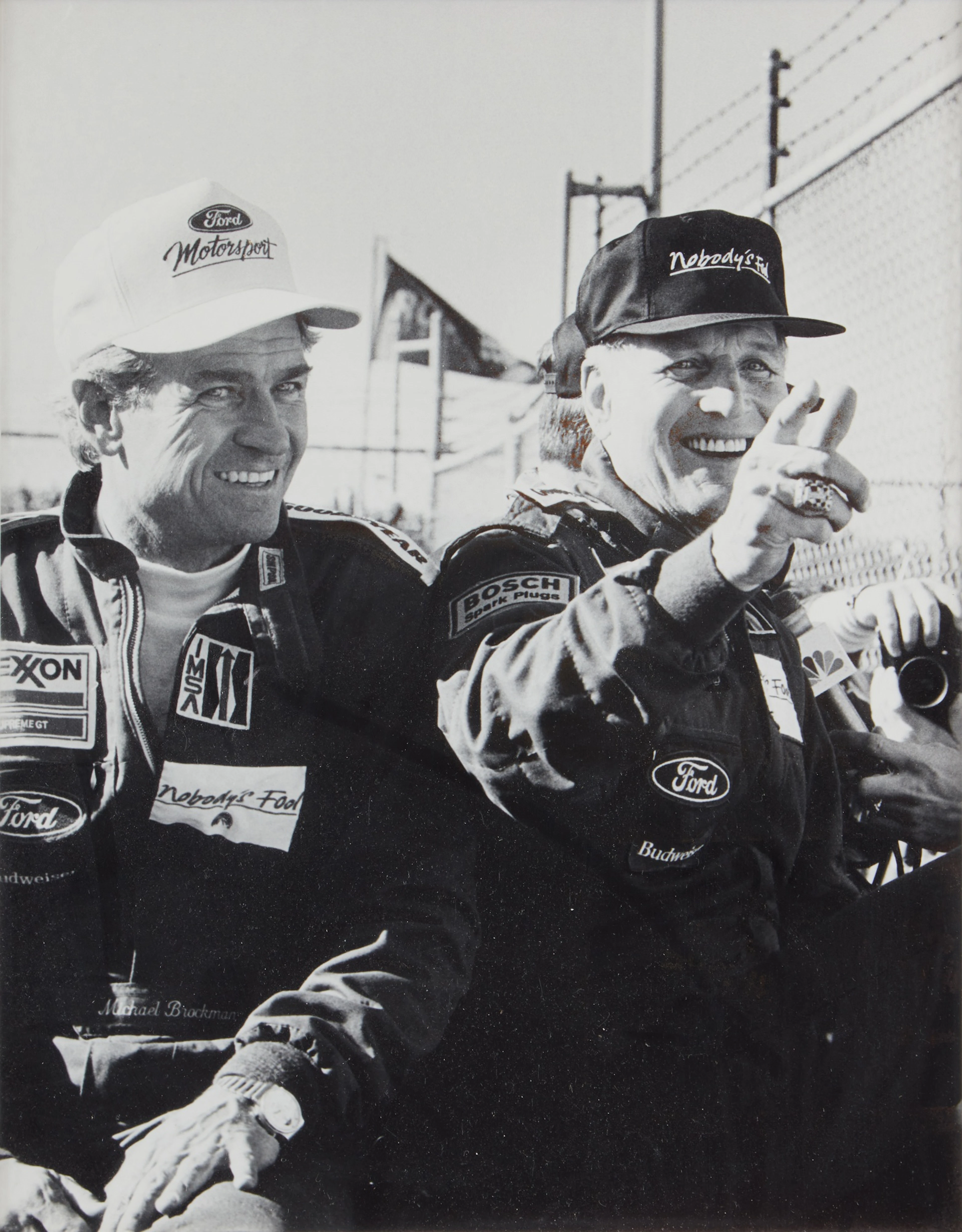 (Paul Newman) | Portrait with Michael Brockman at the...
