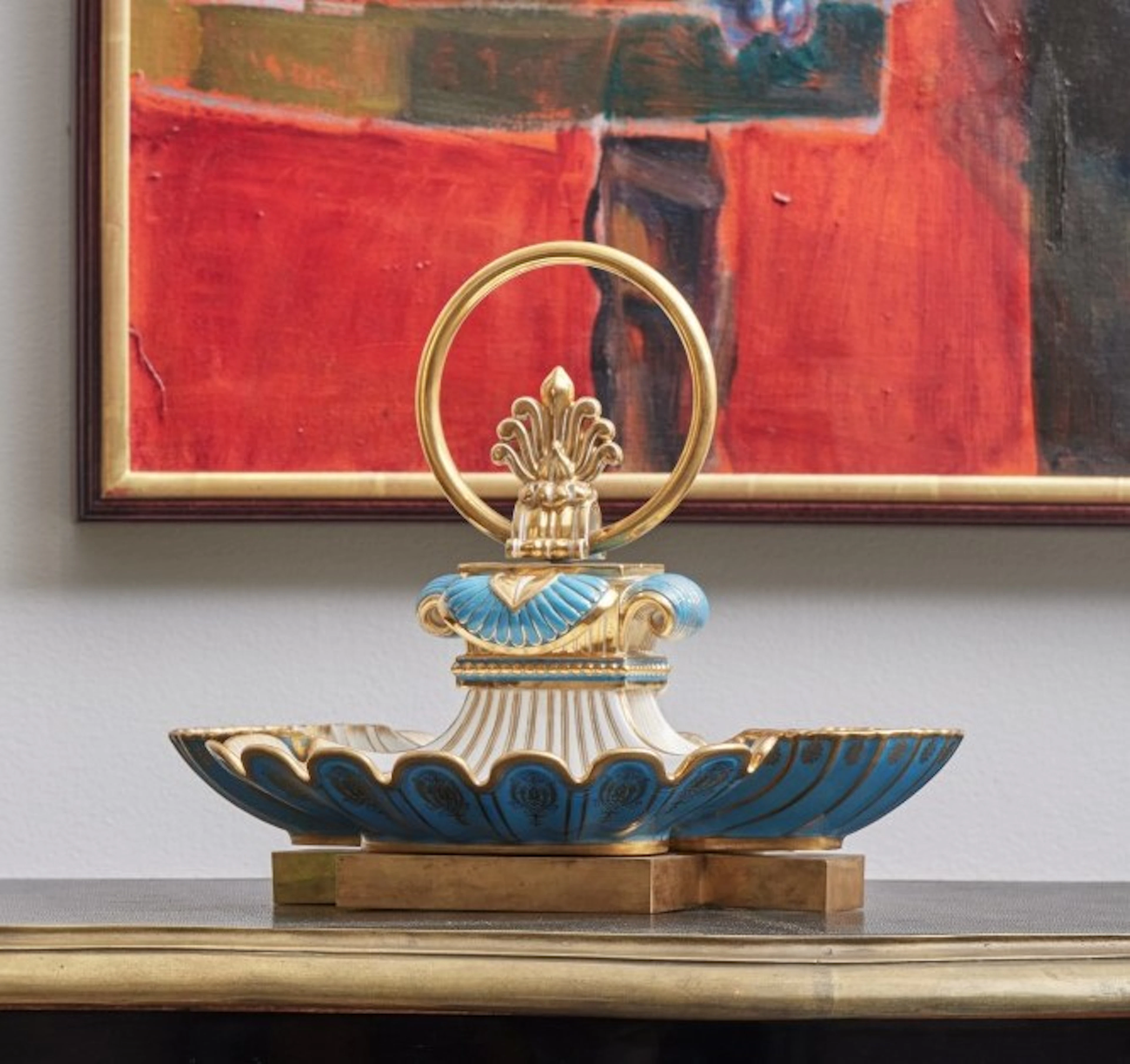 A Pair of Sèvres (Louis-Philippe) Shell-Form Centerpieces, 1844