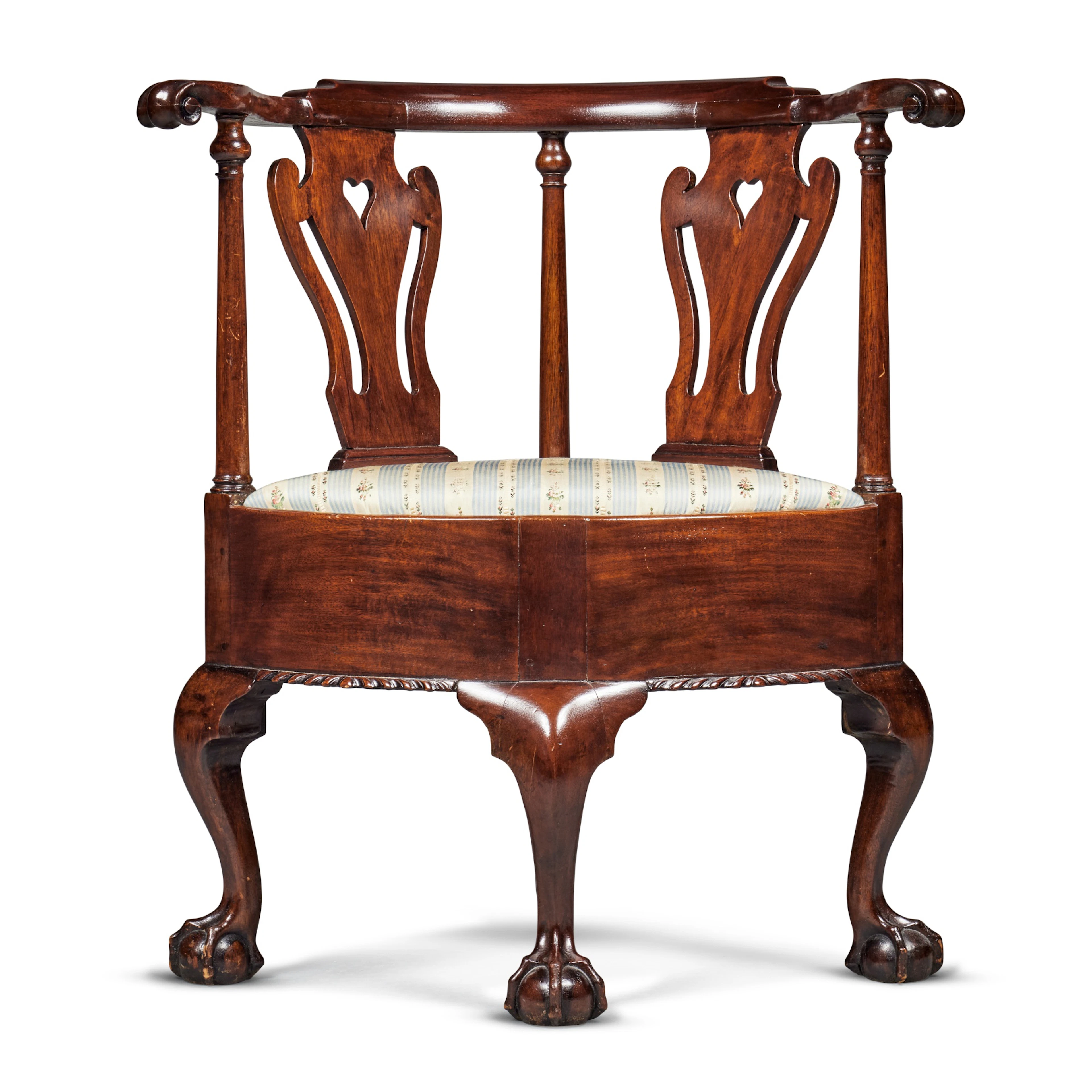 The Wetherstine Family Chippendale Corner Chair, New York, Circa 1765
