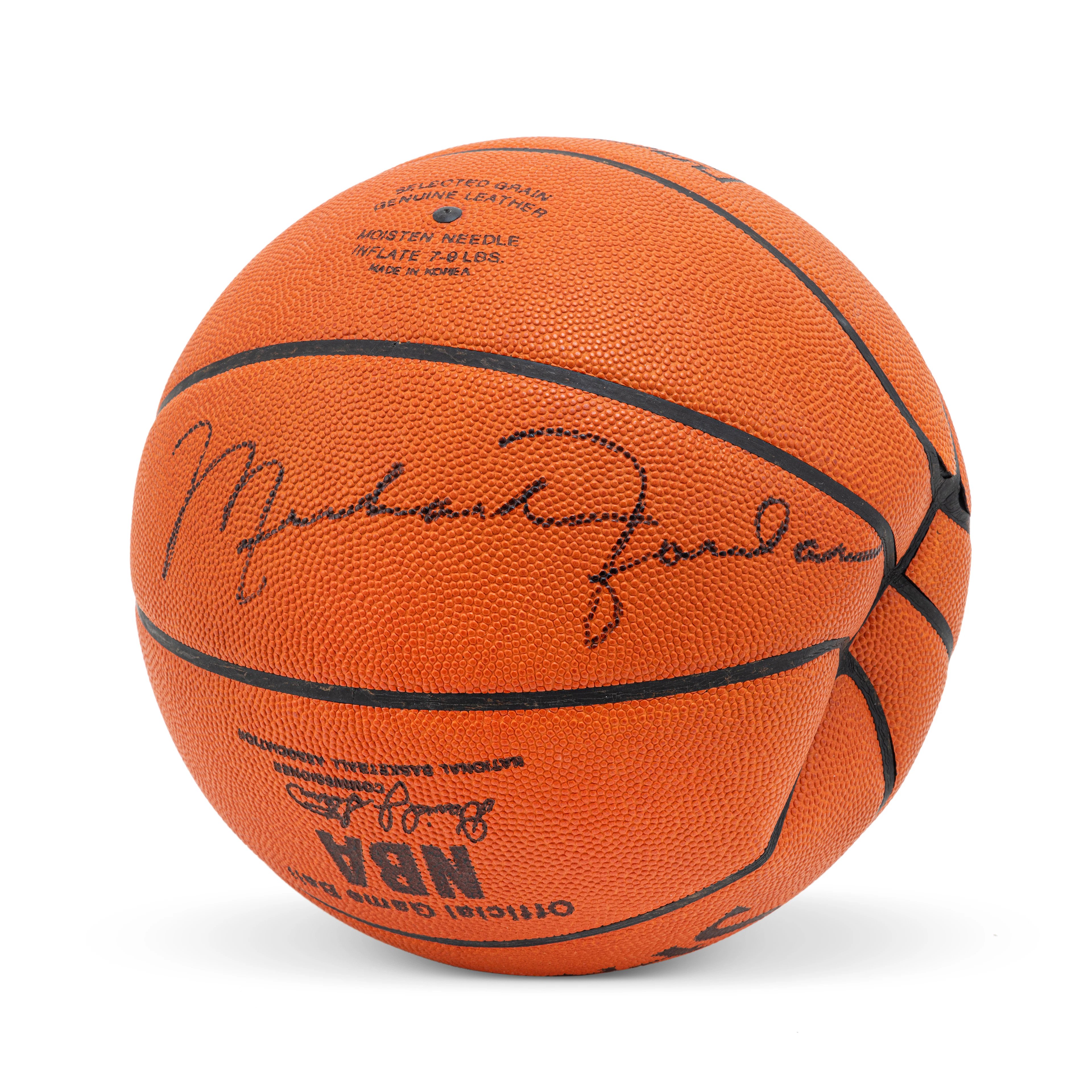 Michael Jordan Signed Basketball