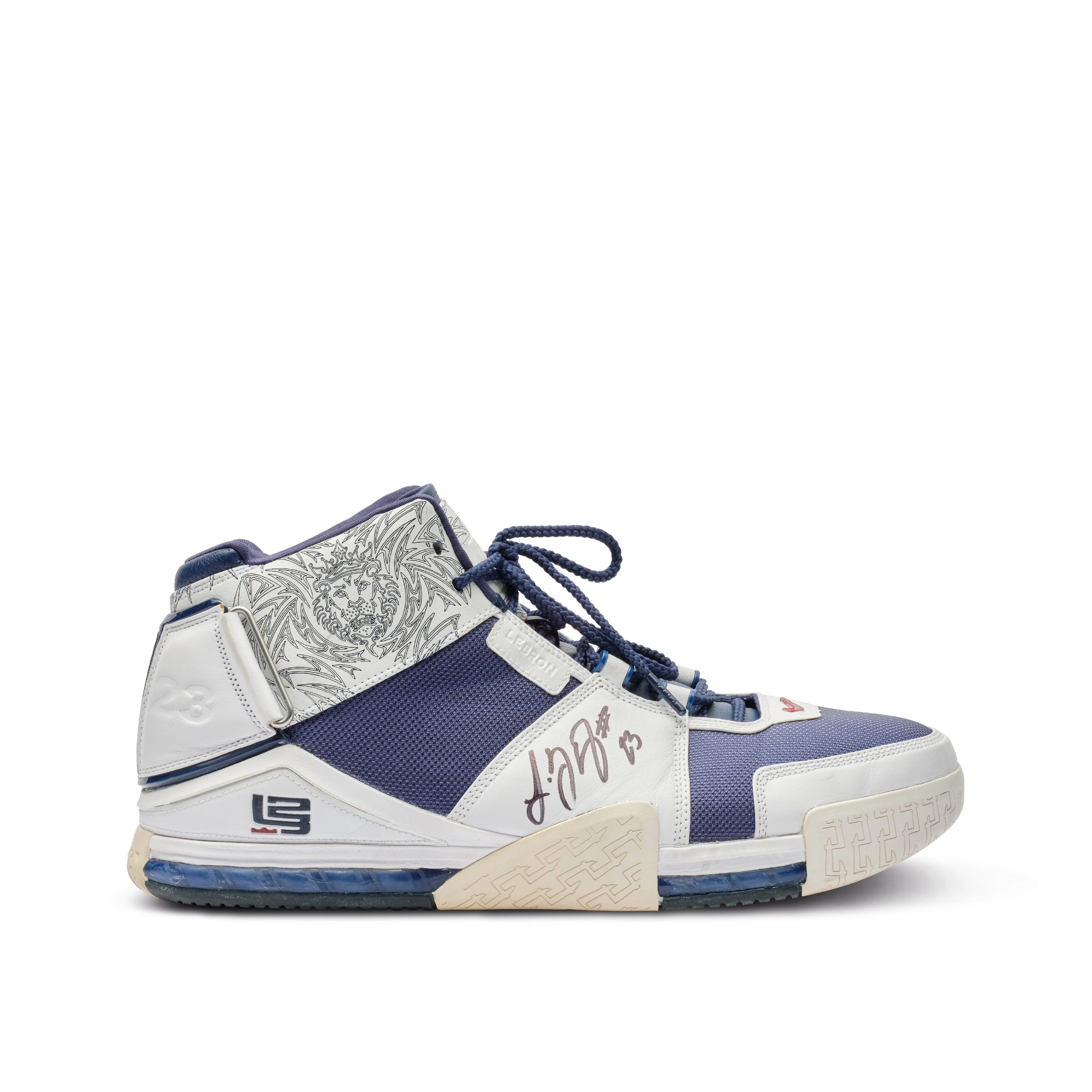 LeBron James 2004-2005 Game Worn & Signed Single Shoe