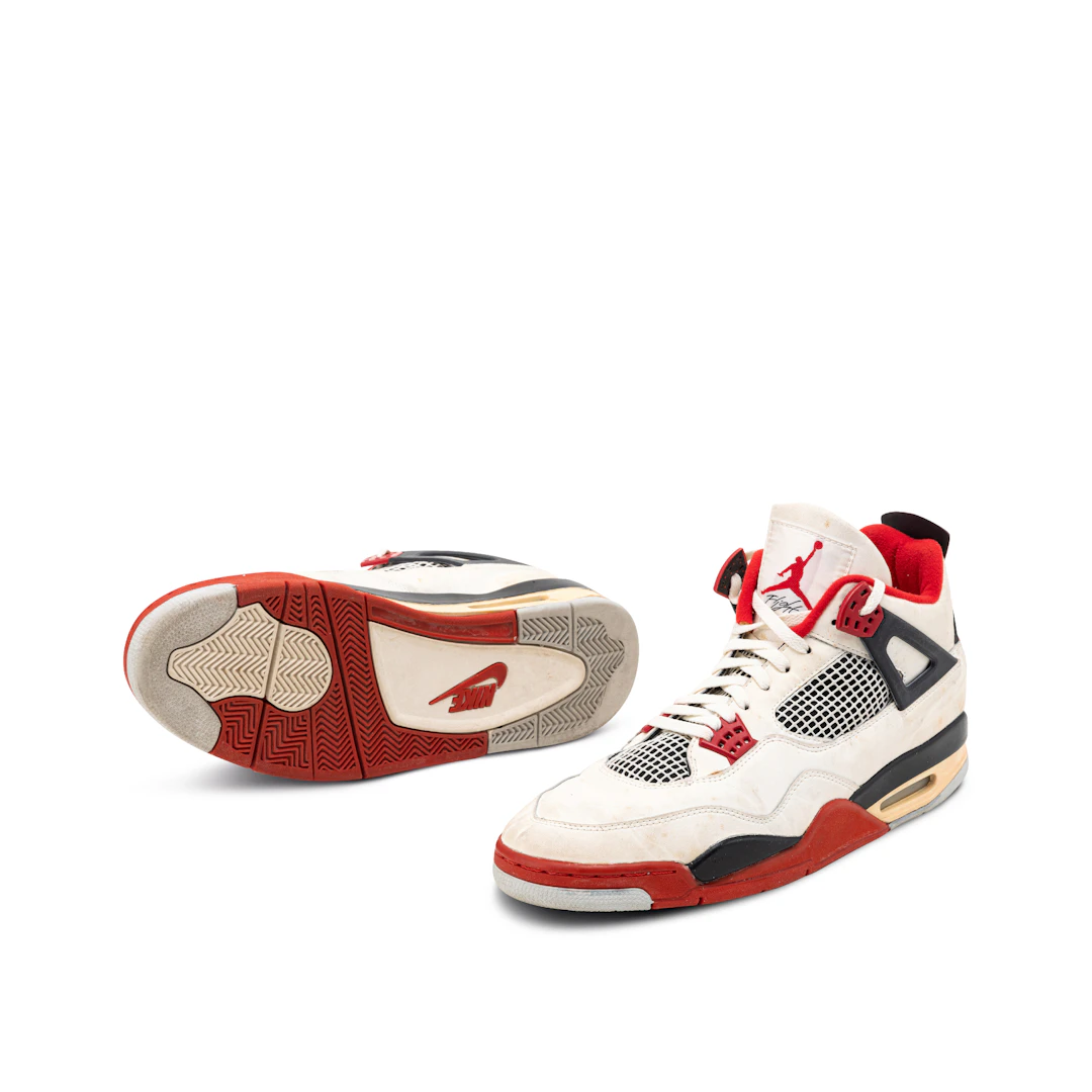 Michael Jordan 1989 Game Worn & Signed Air Jordan IV...