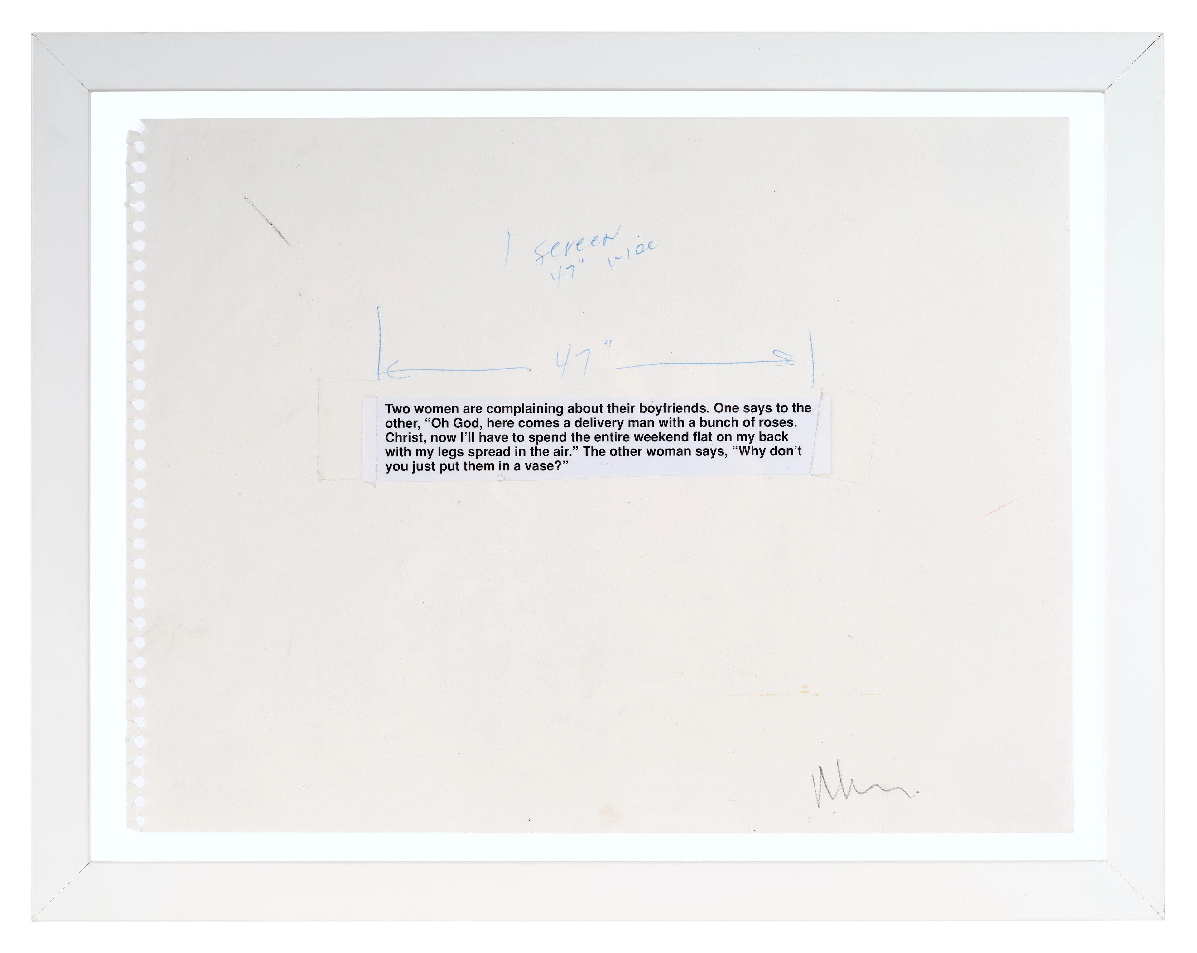 Untitled (Study for Joke Painting)
