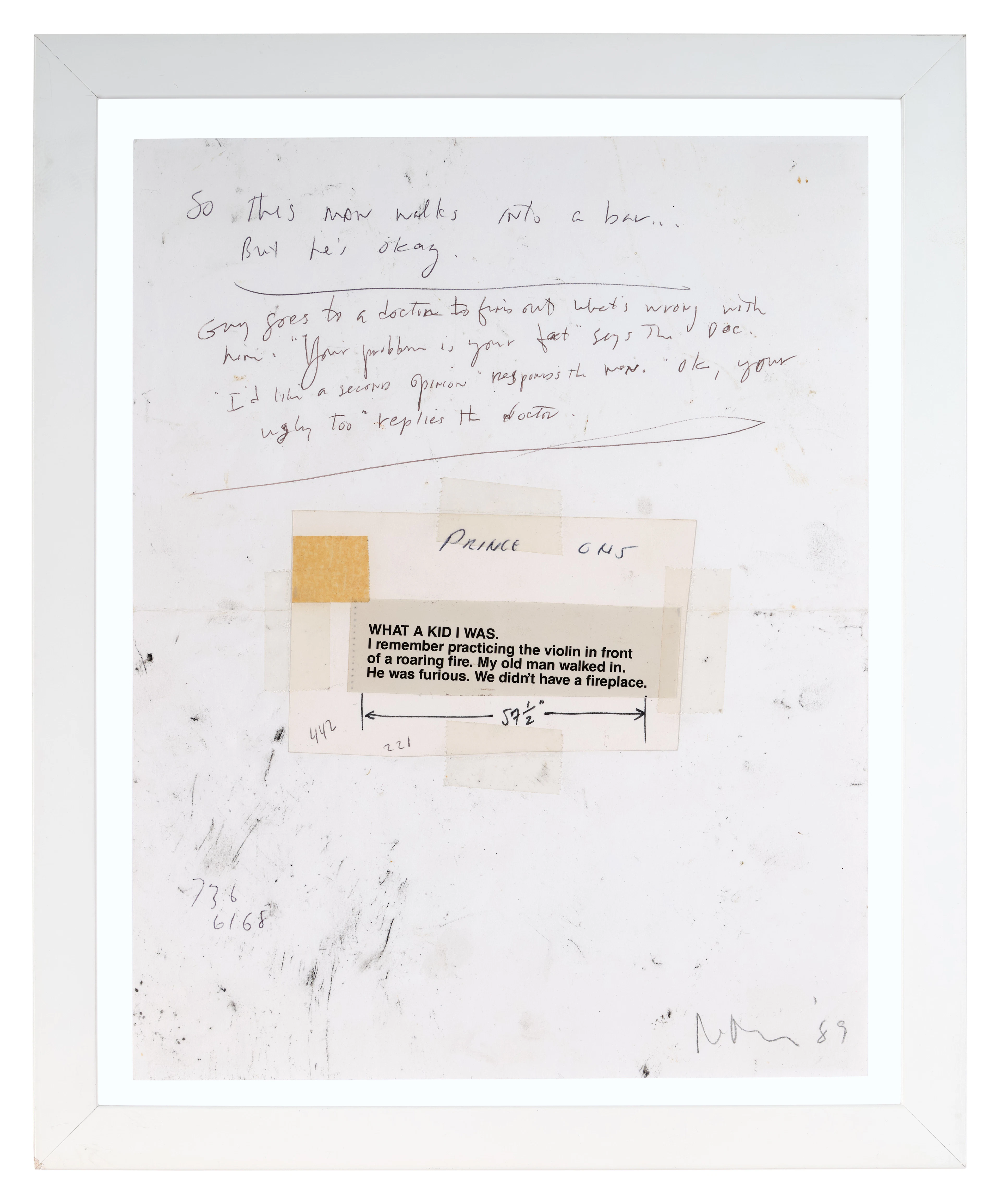 Untitled (Study for Joke Painting)