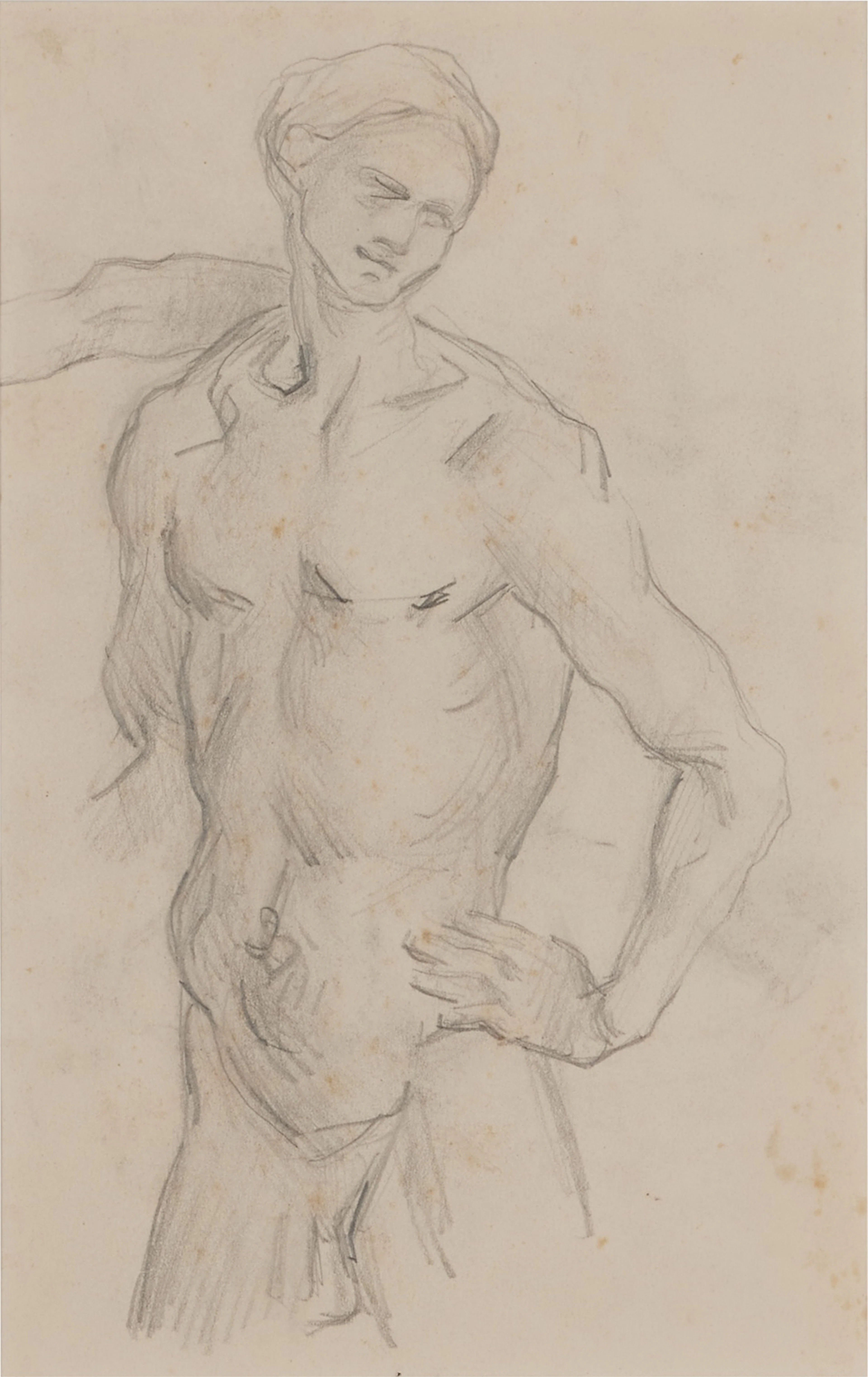 D'après Luca Signorelli: Homme nu (recto); D'après...