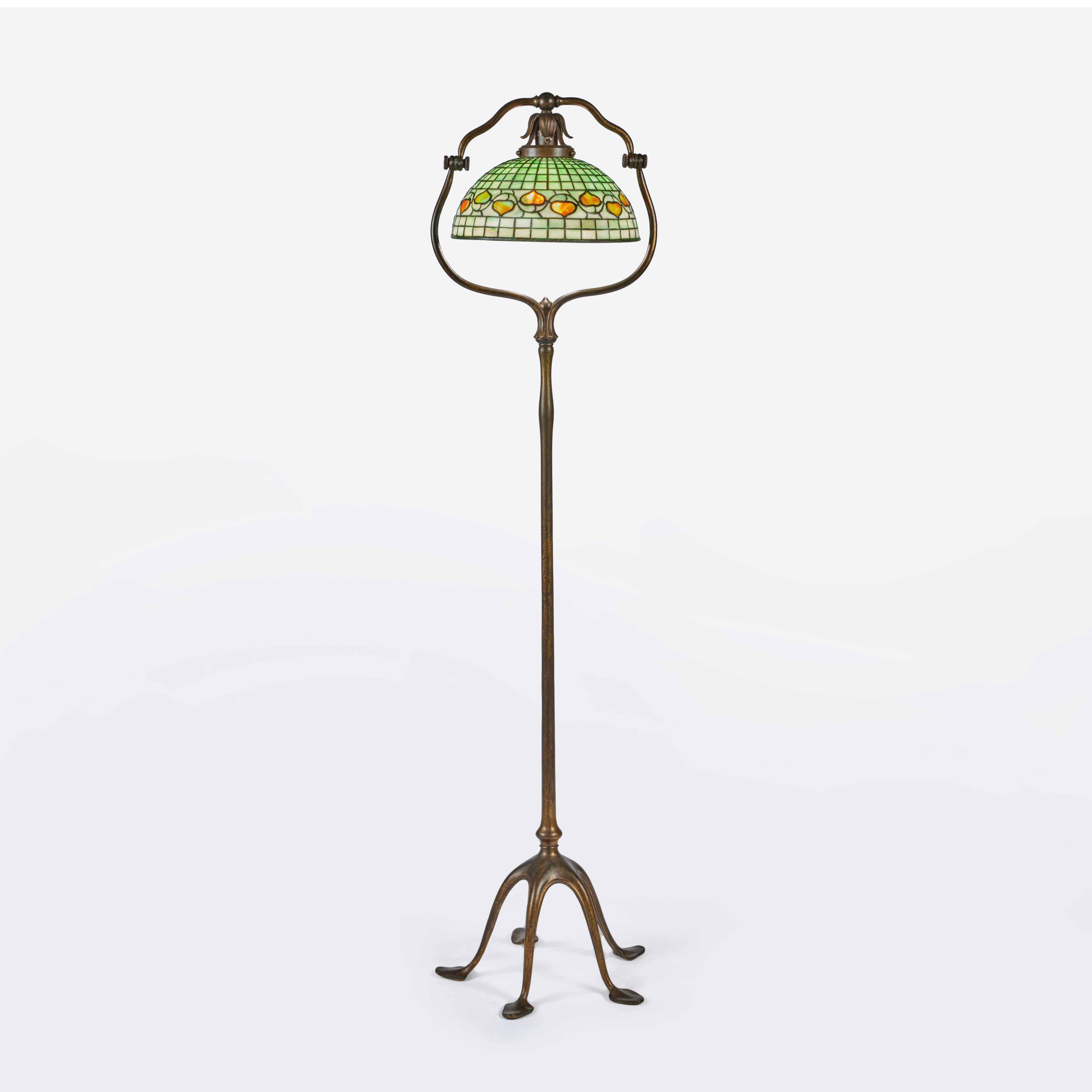 "Vine Border" Bell Floor Lamp