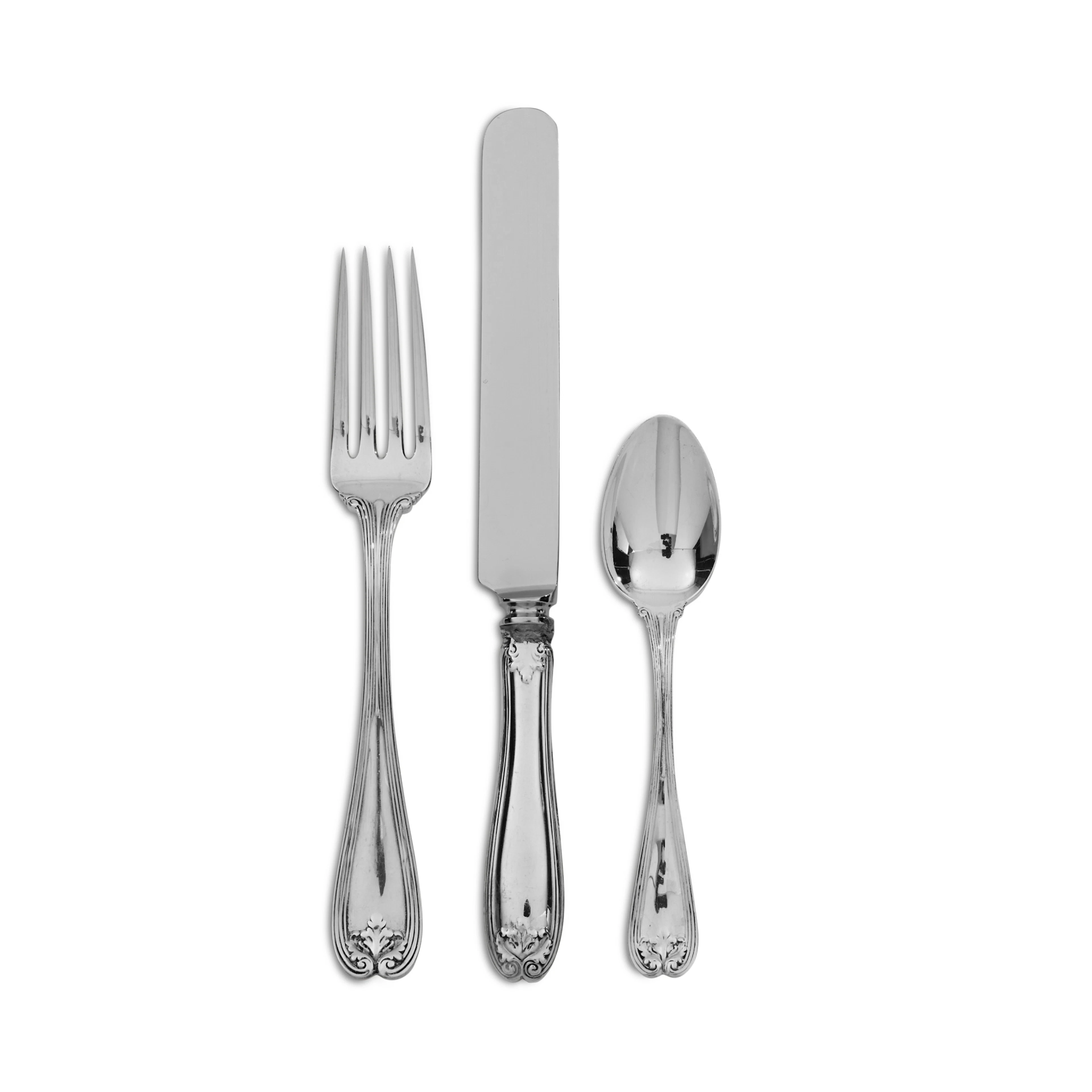 An American Silver Colonial Pattern Flatware Service