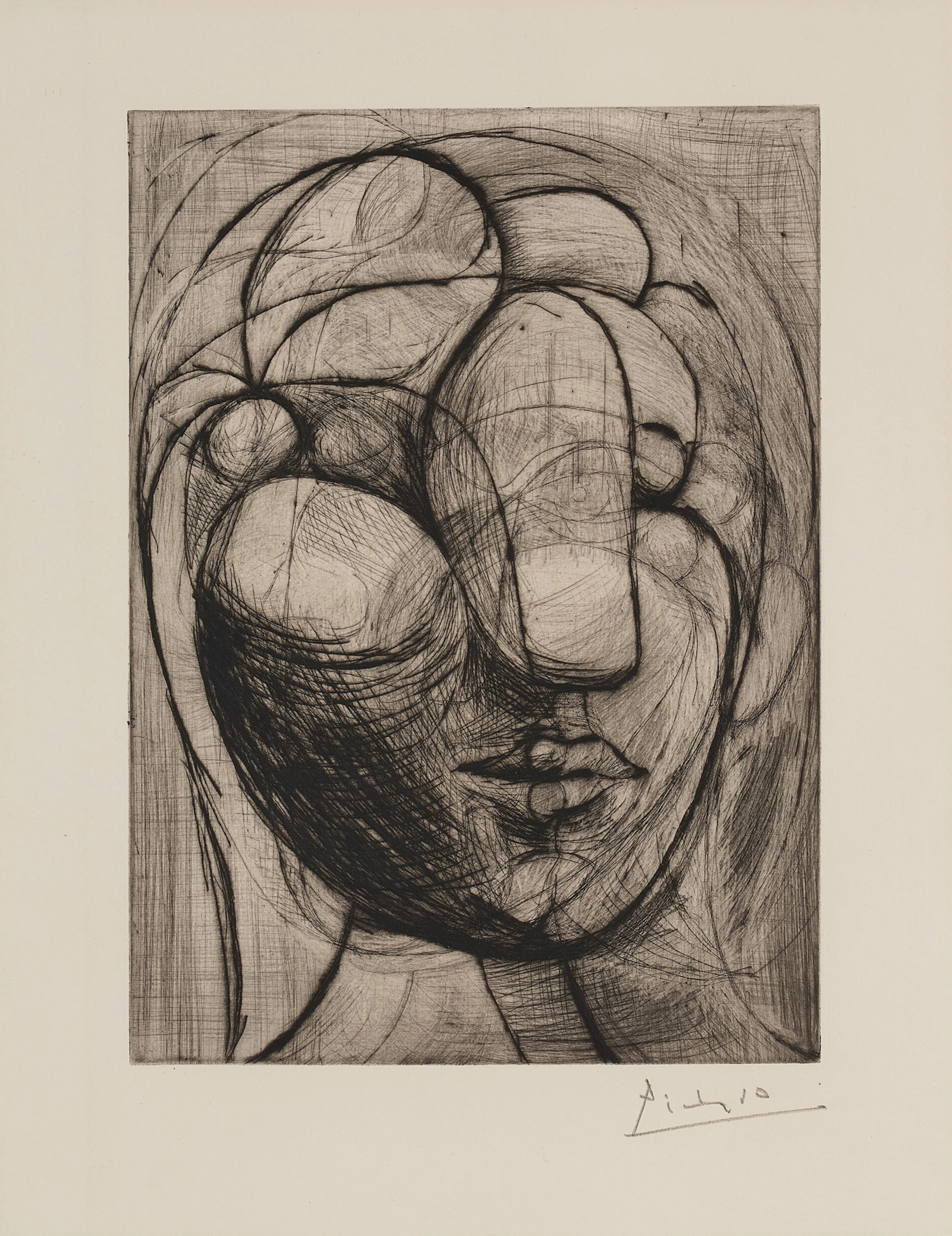 Sculpture. Tête de Marie-Thérèse (Bloch 250; Baer 288.XX)