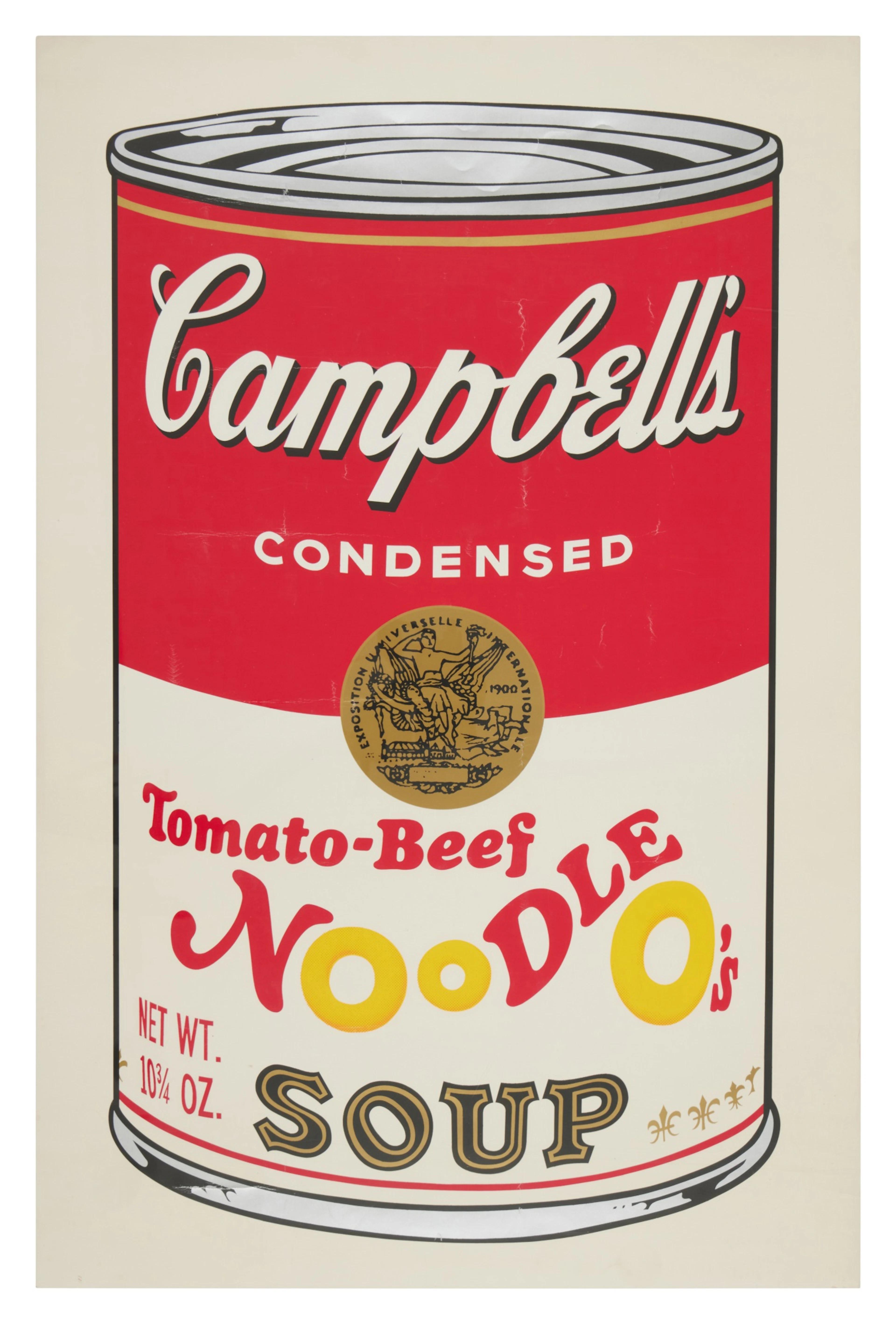 Tomato-Beef Noodle O's, from Campbell's Soup II (Feldman & Schellmann II.61)
