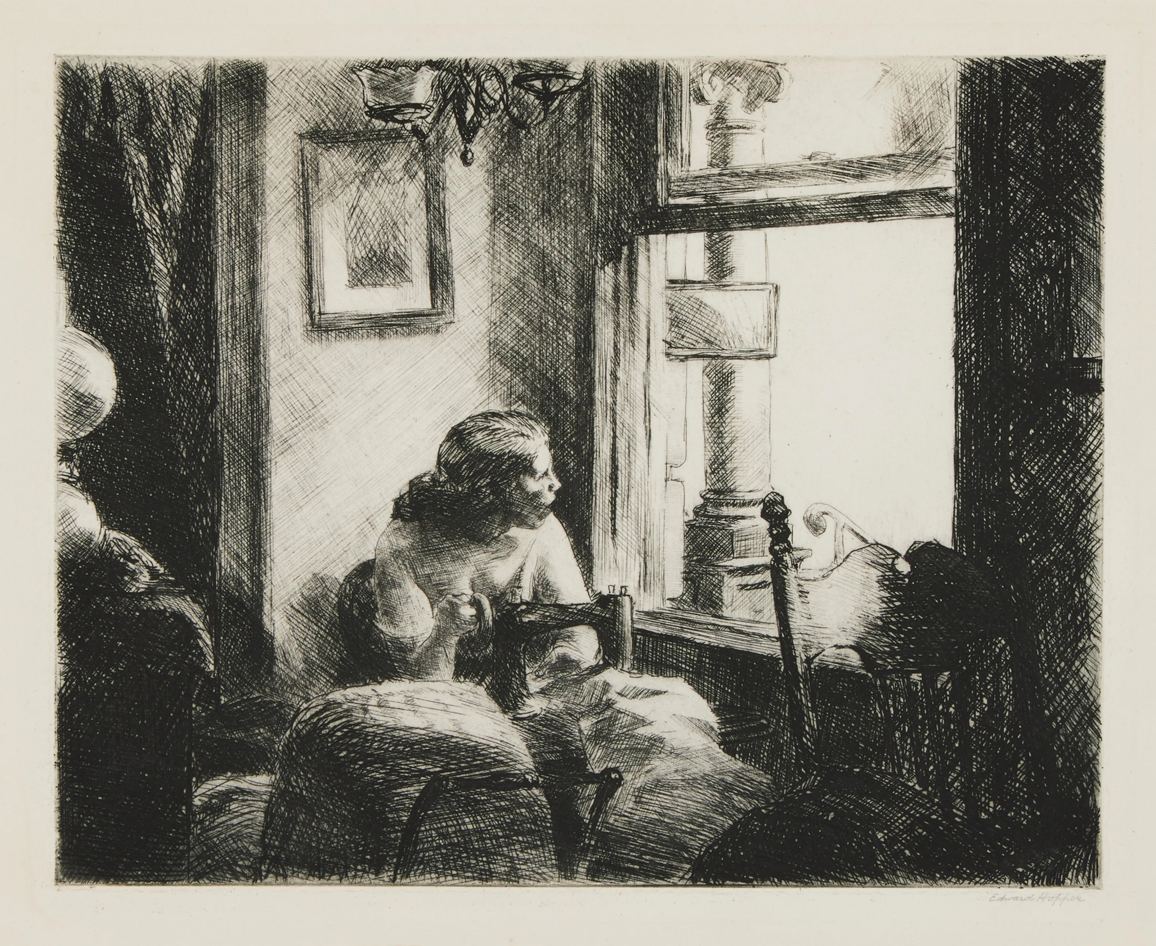 East Side Interior (Levin 85; Zigrosser 8)