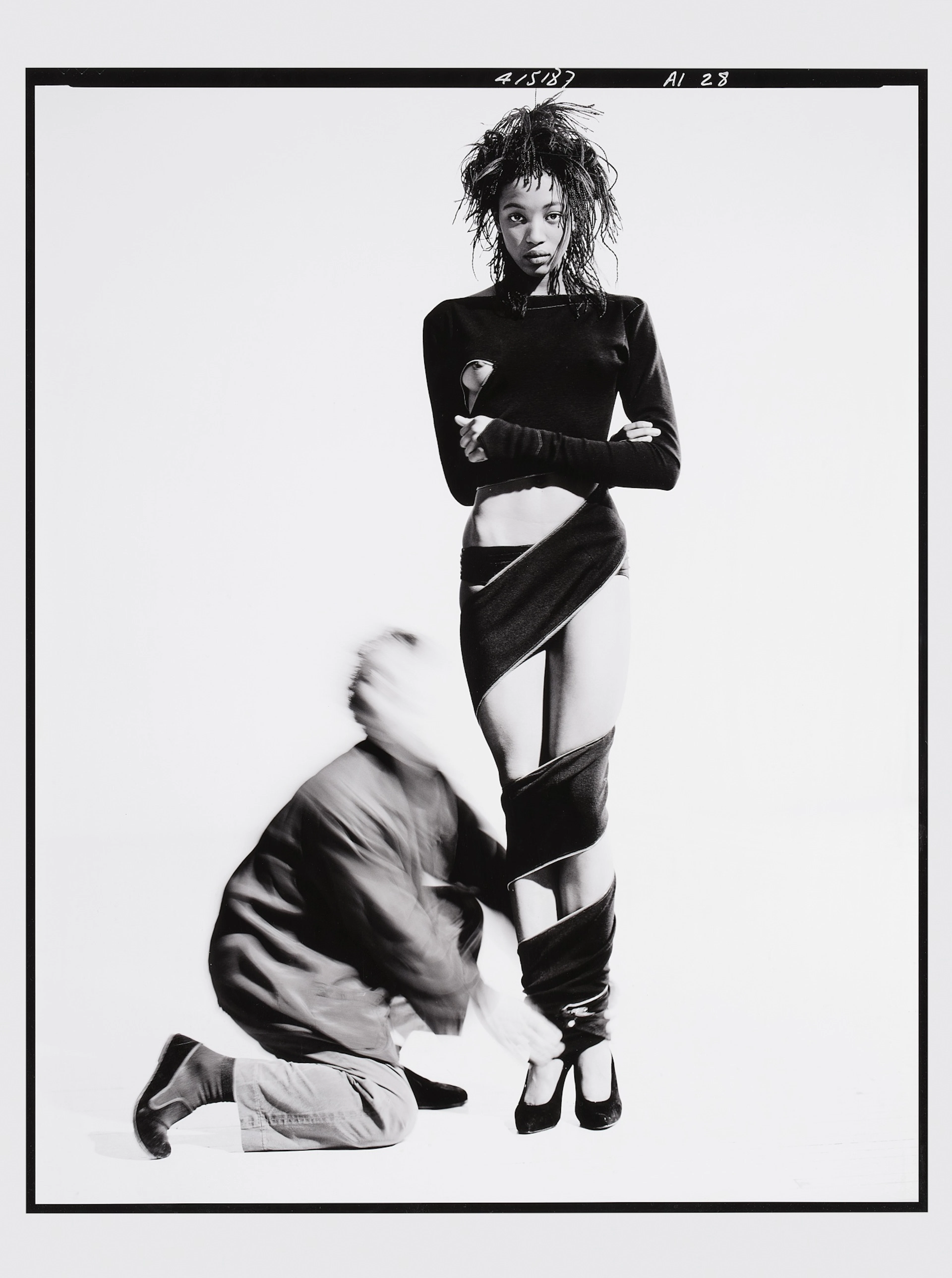 Azzedine Alaïa and Naomi Campbell, Paris