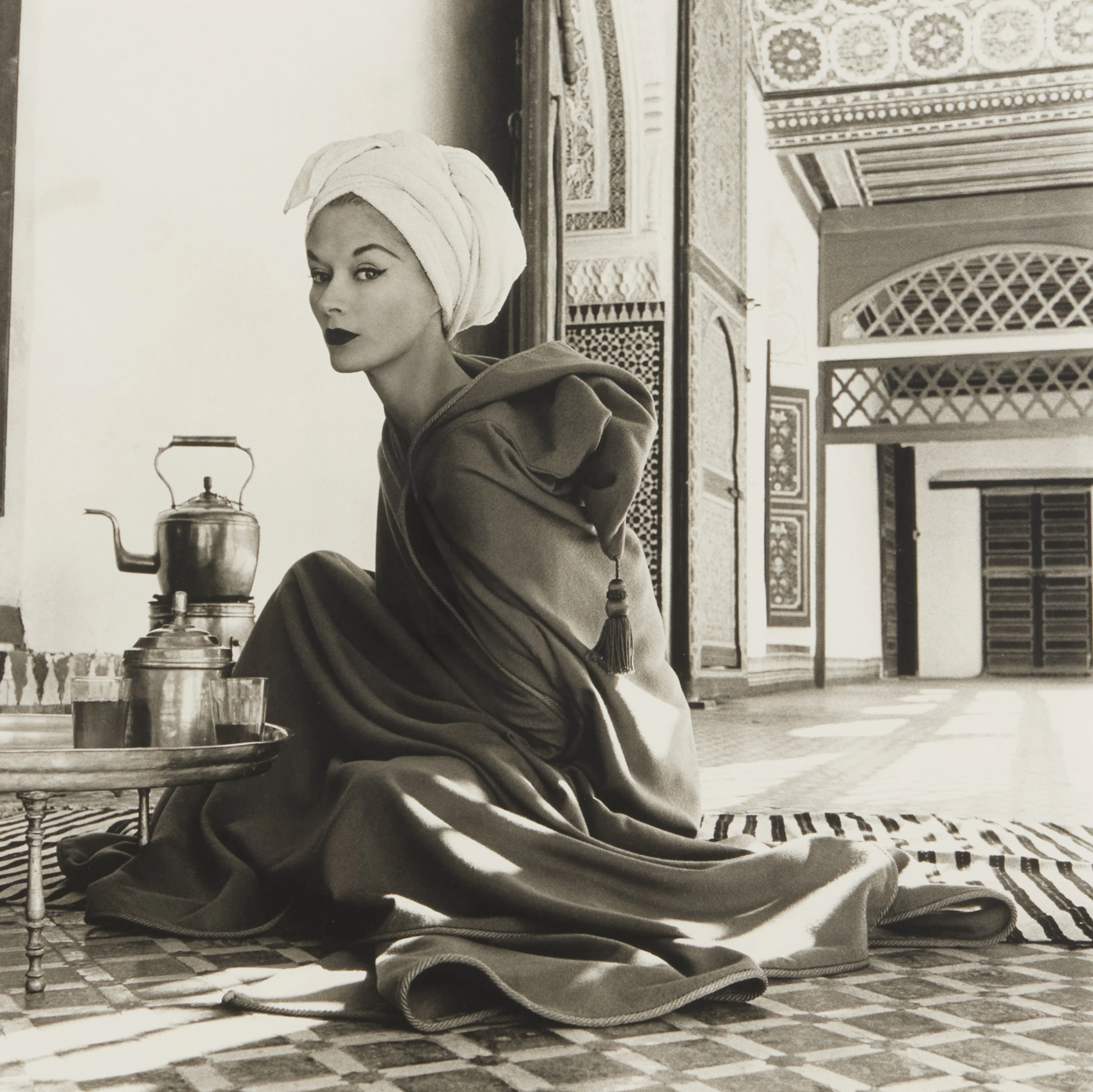 'Woman in Moroccan Palace (Lisa Fonssagrives-Penn), Marrakech'