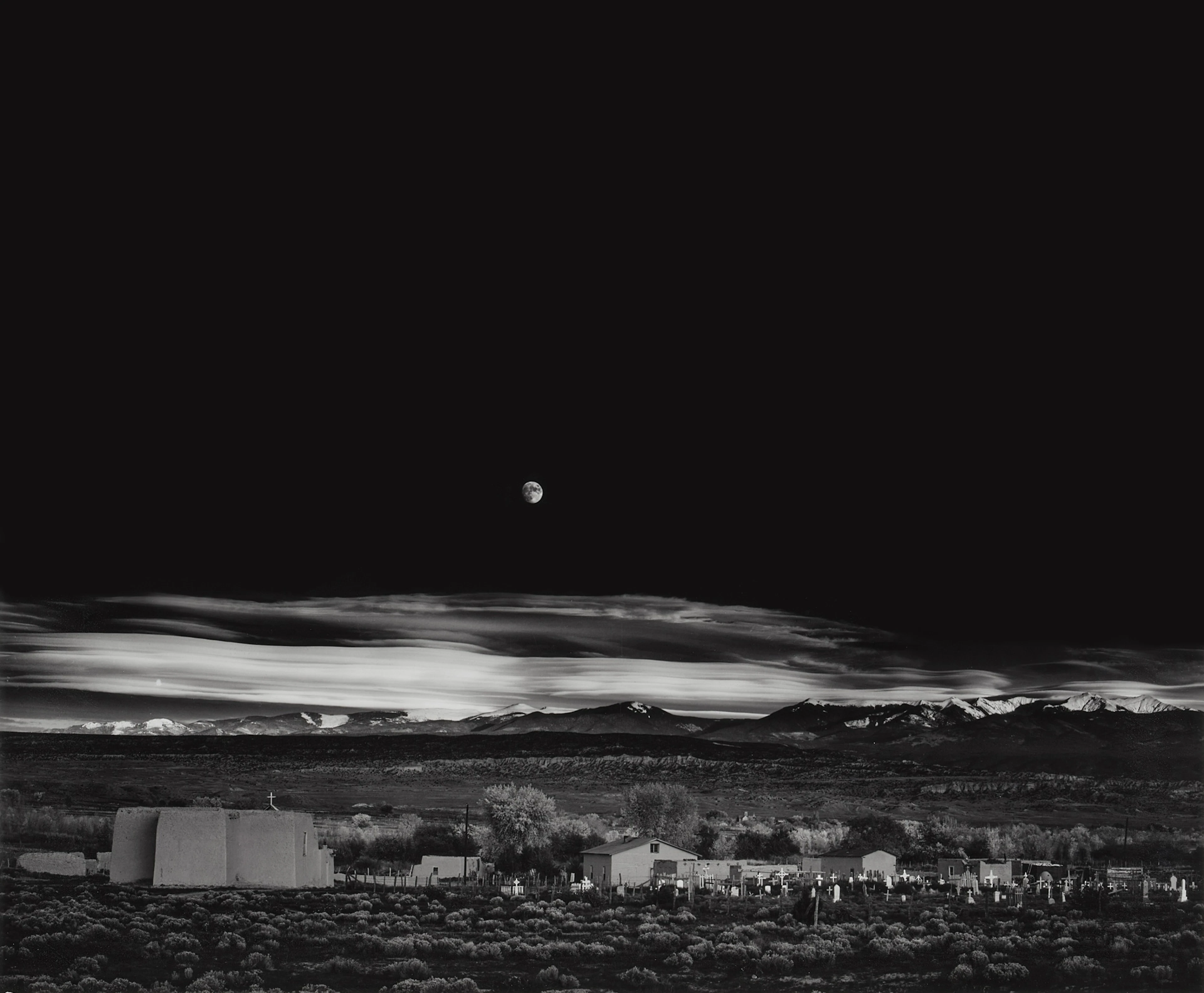'Moonrise, Hernandez, New Mexico'