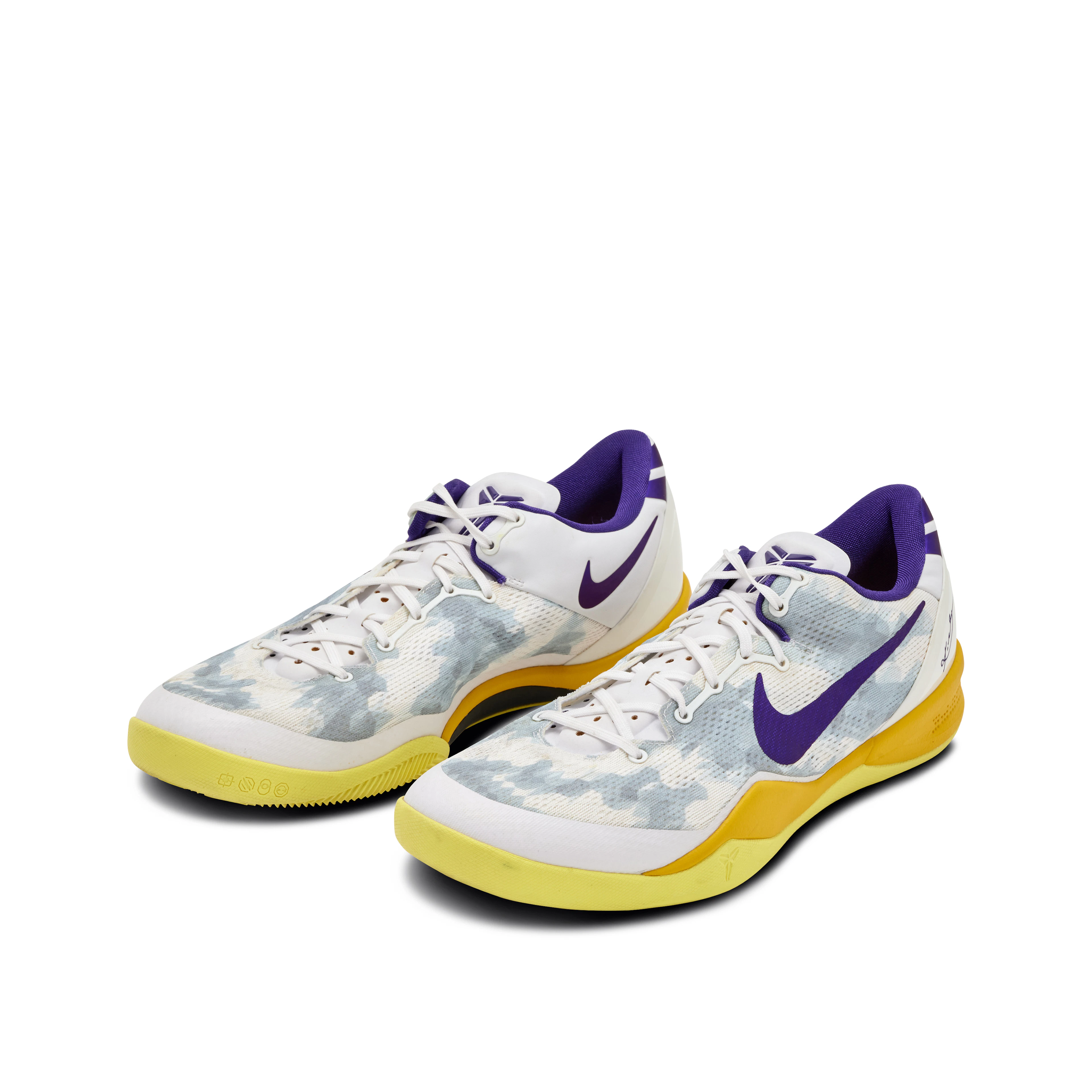 Kobe Bryant Los Angeles Lakers 2012-2013 Game Worn Sneakers