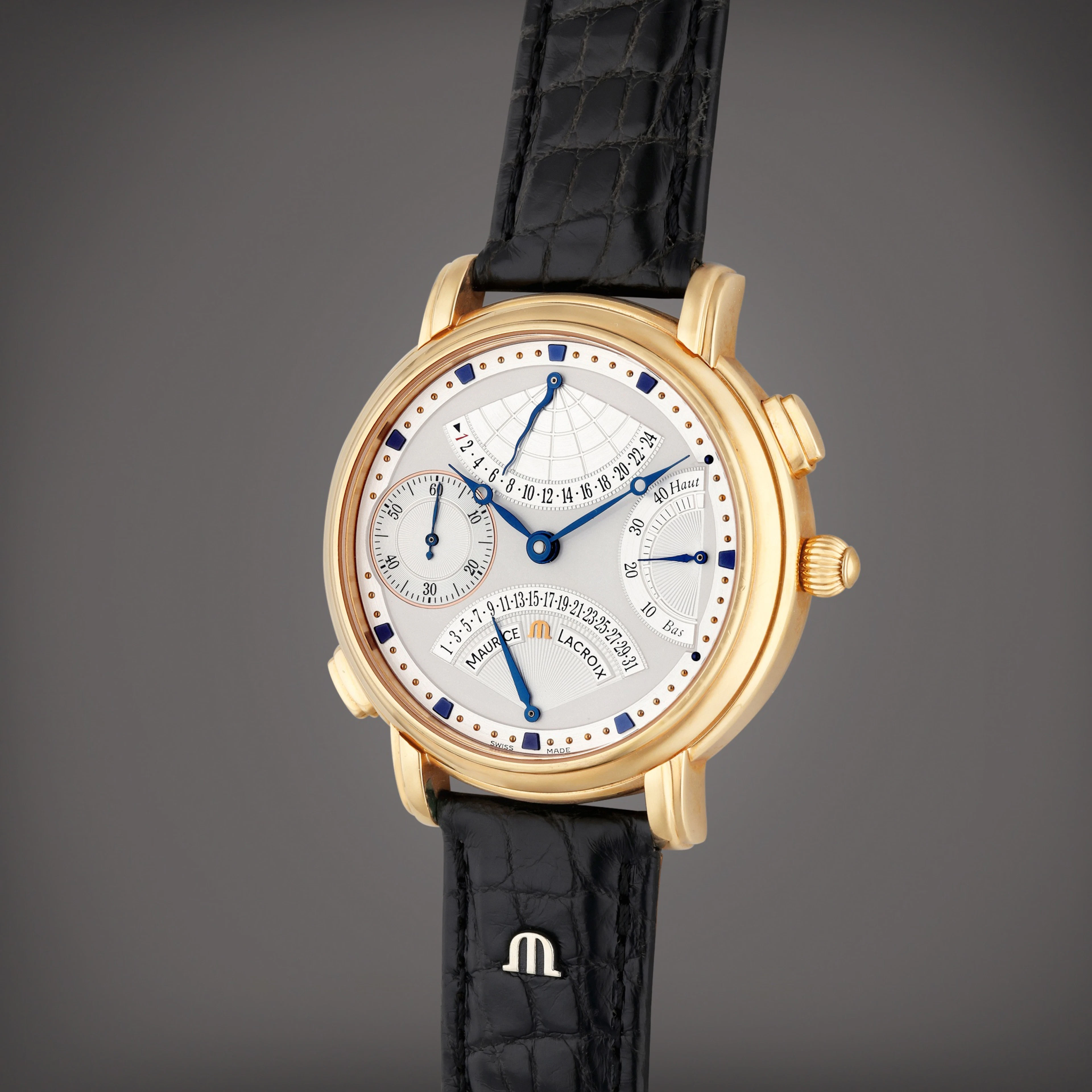 Reference MP7018 Masterpiece Double Retrograde | A yellow...