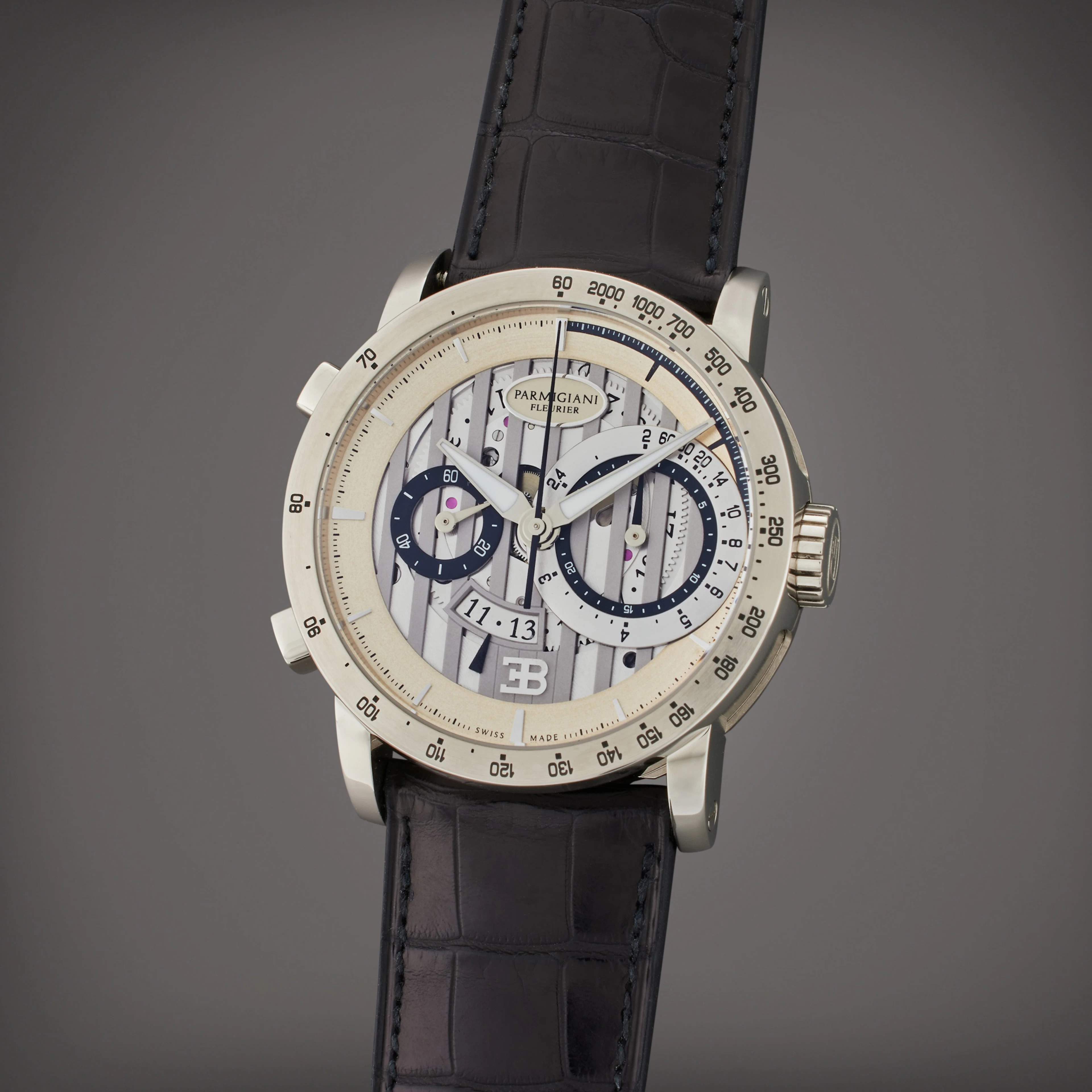 Atlante Flyback Chronograph Bugatti | A white gold...