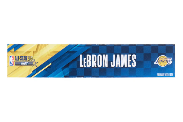 LeBron James ‘NBA All-Star Game’ Locker Room Nameplate |...