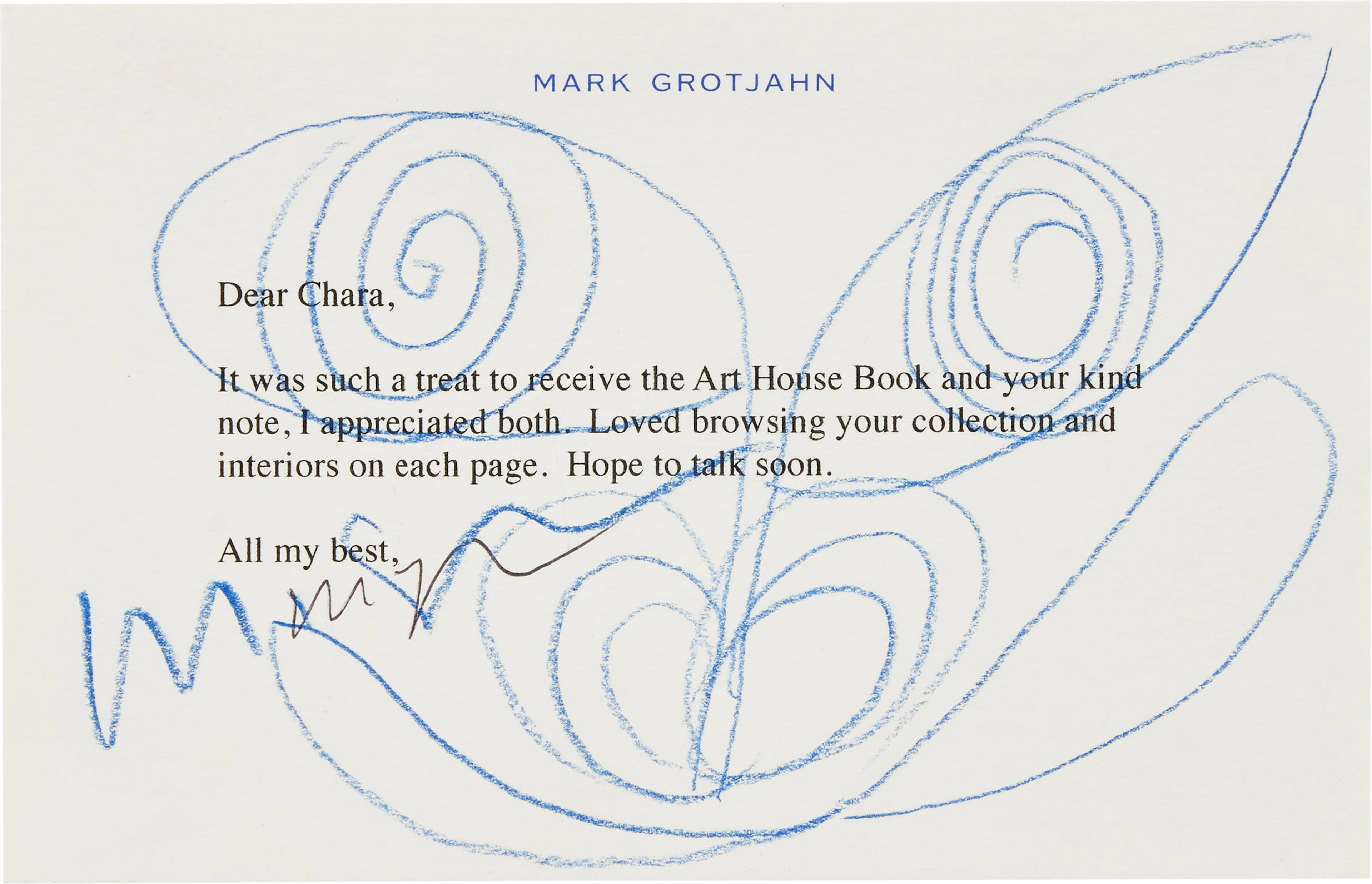 Untitled (Gift to Chara)