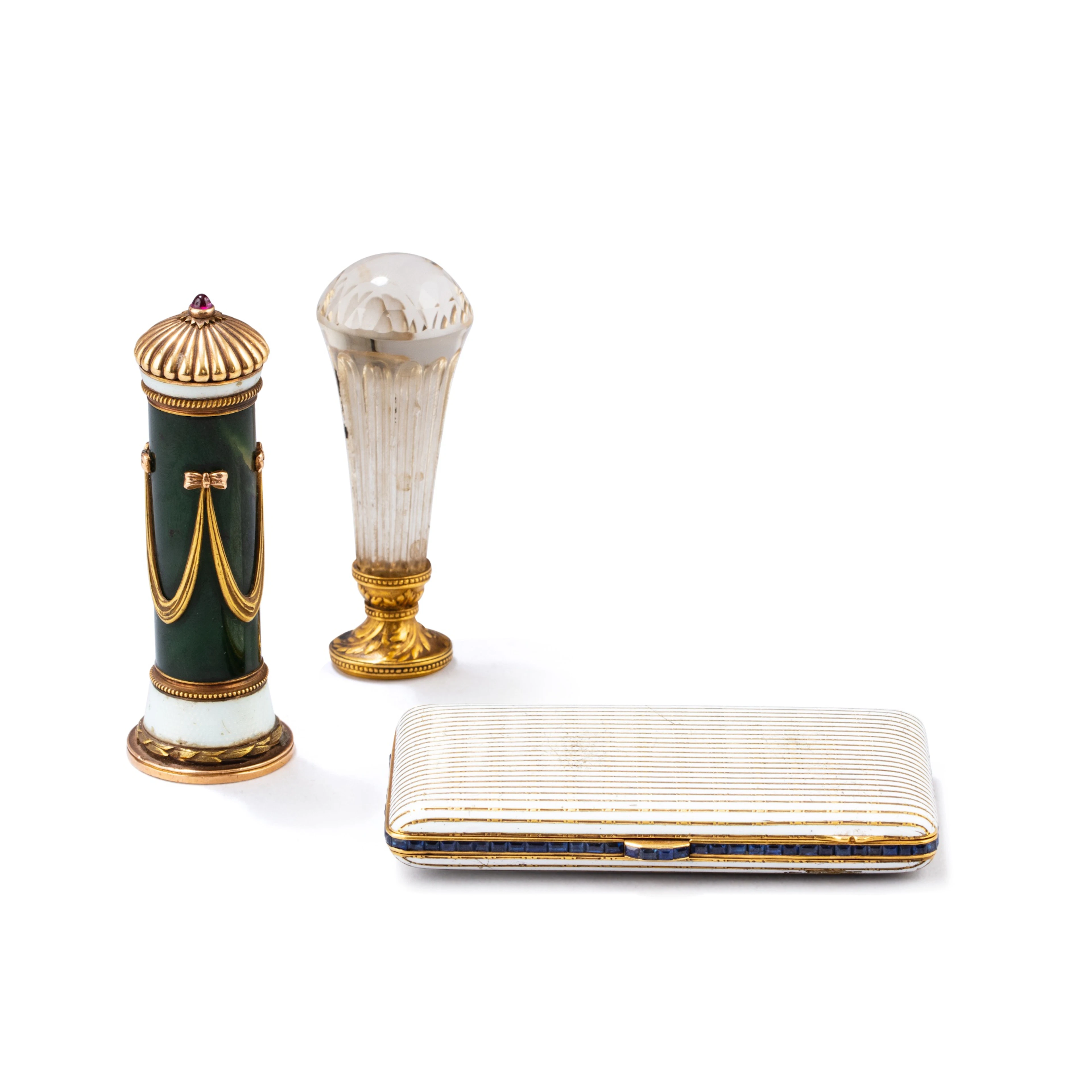 A group of three objects of vertu