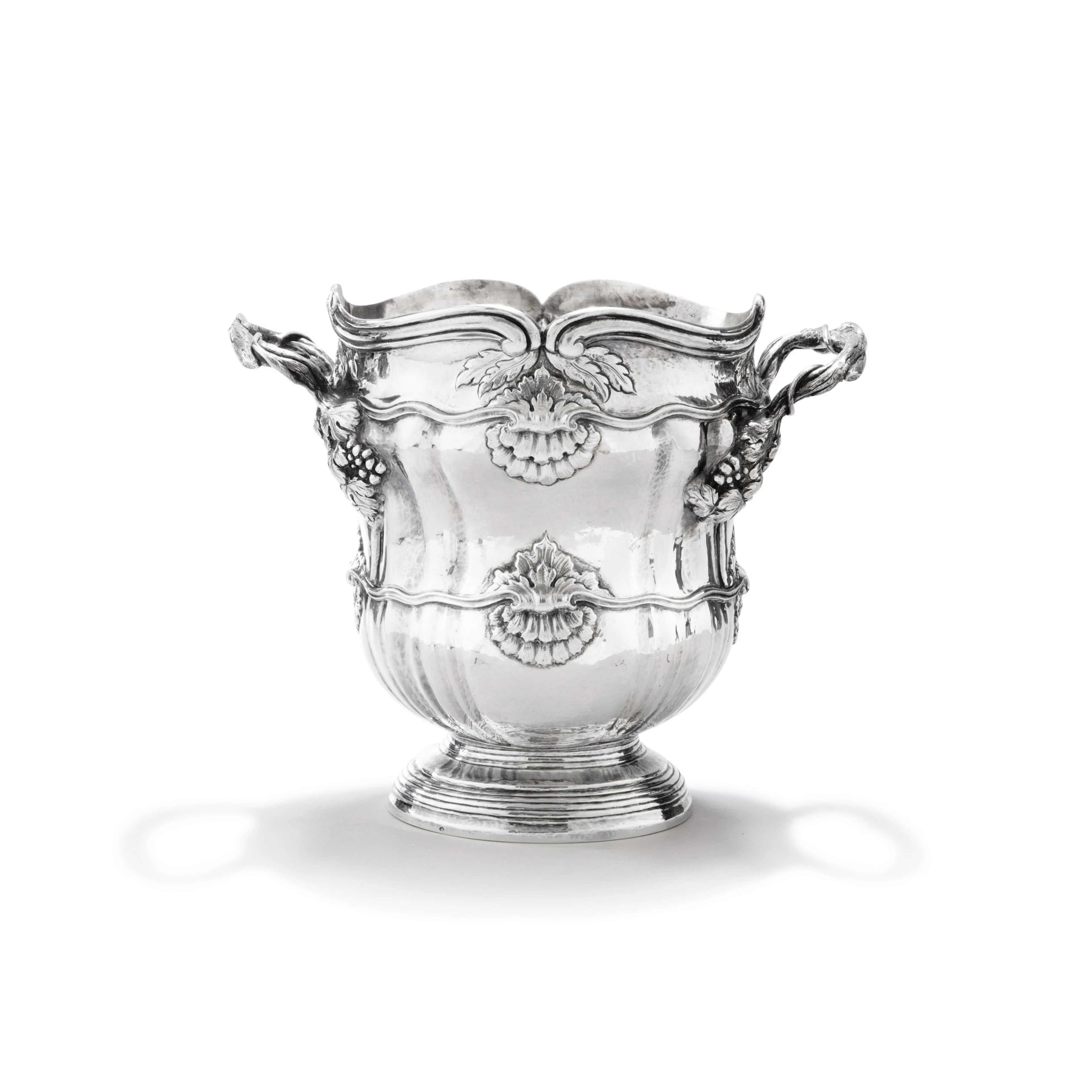 An Italian silver wine-cooler