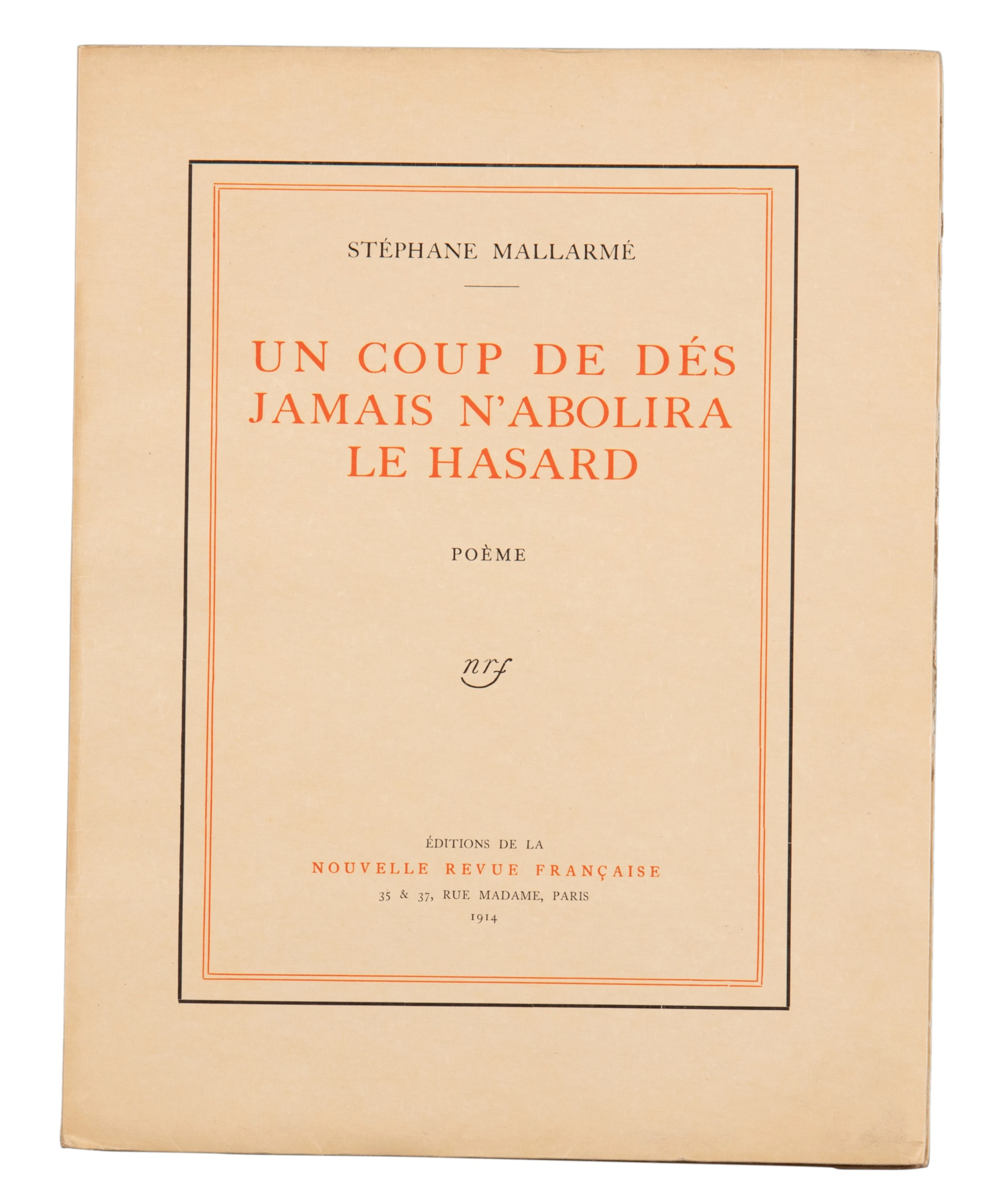 Un coup de dés jamais n'abolira le hasard