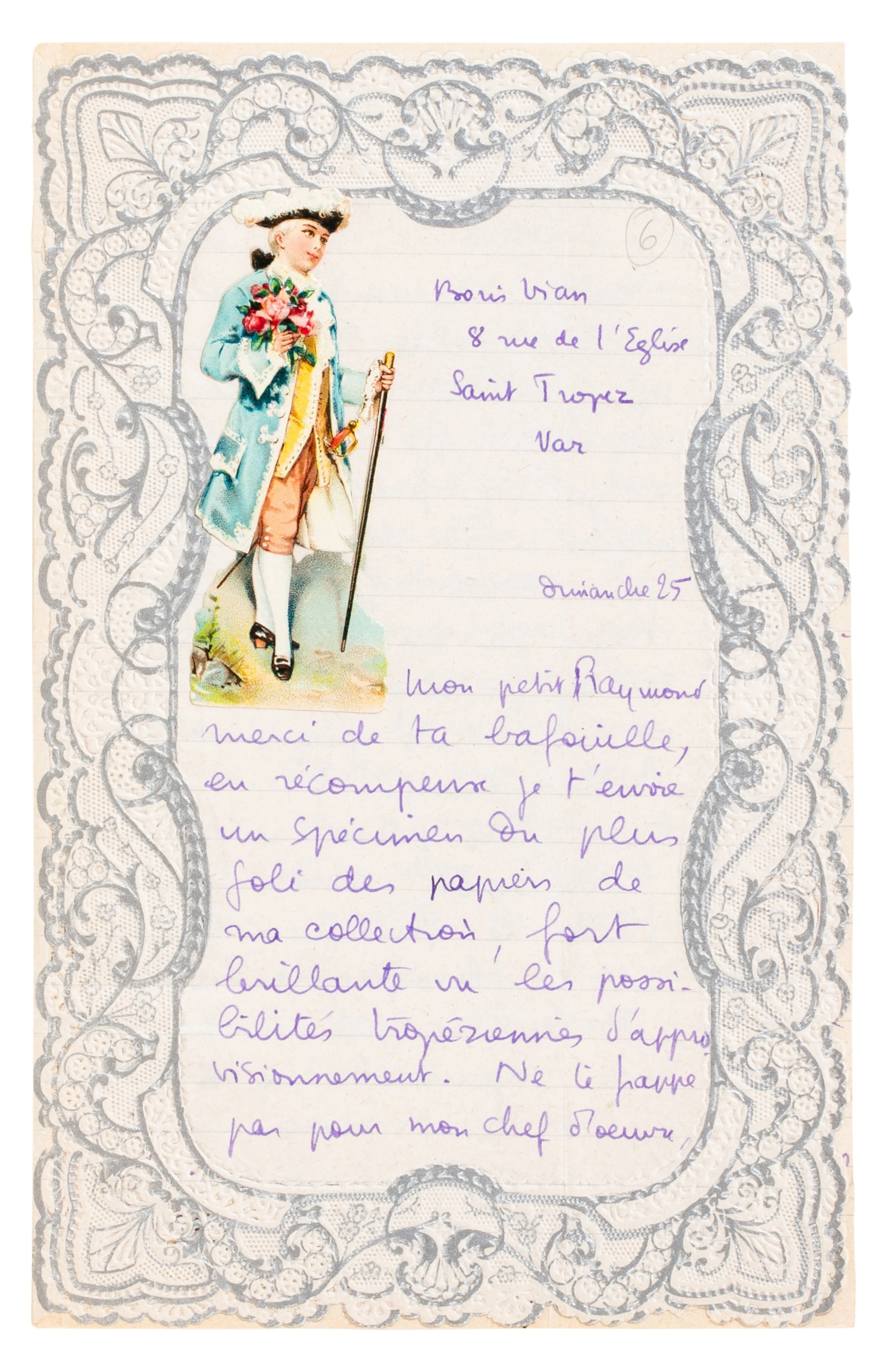 Correspondance à son ami Raymond Queneau