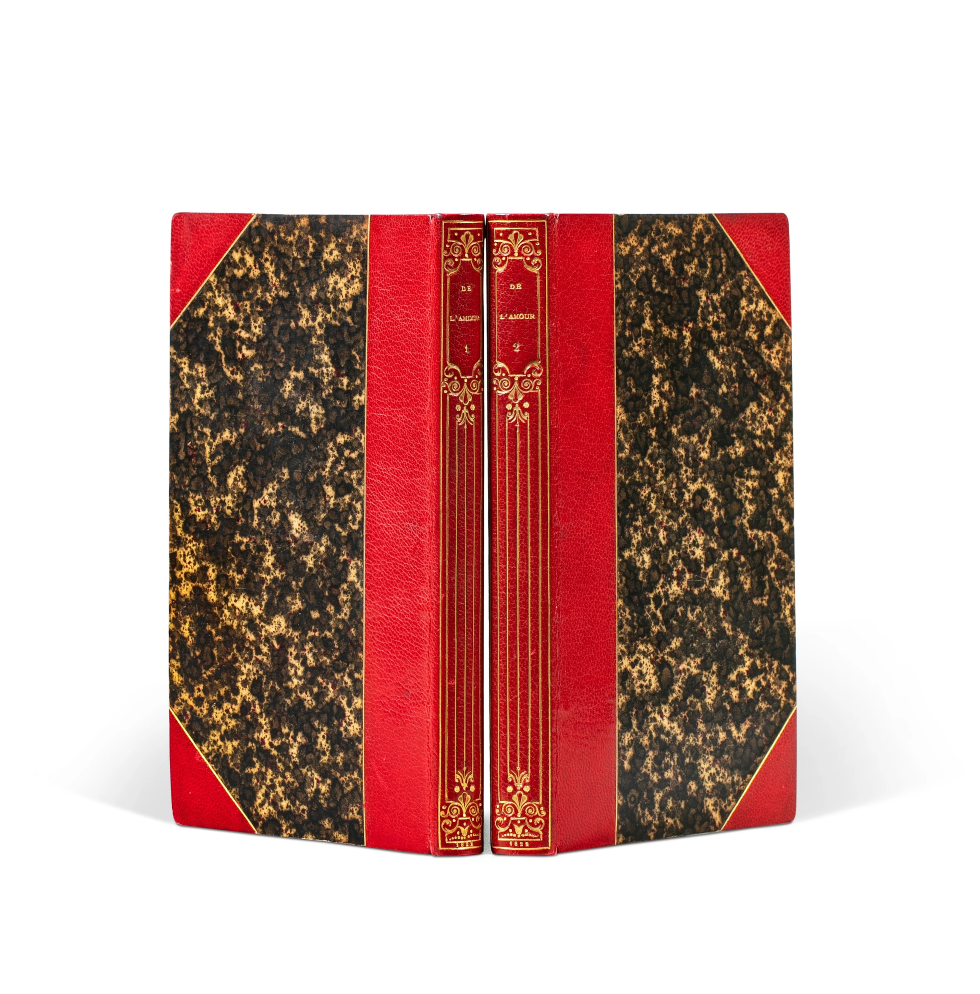 De l’amour. 1822. Édition originale en 2 volumes.