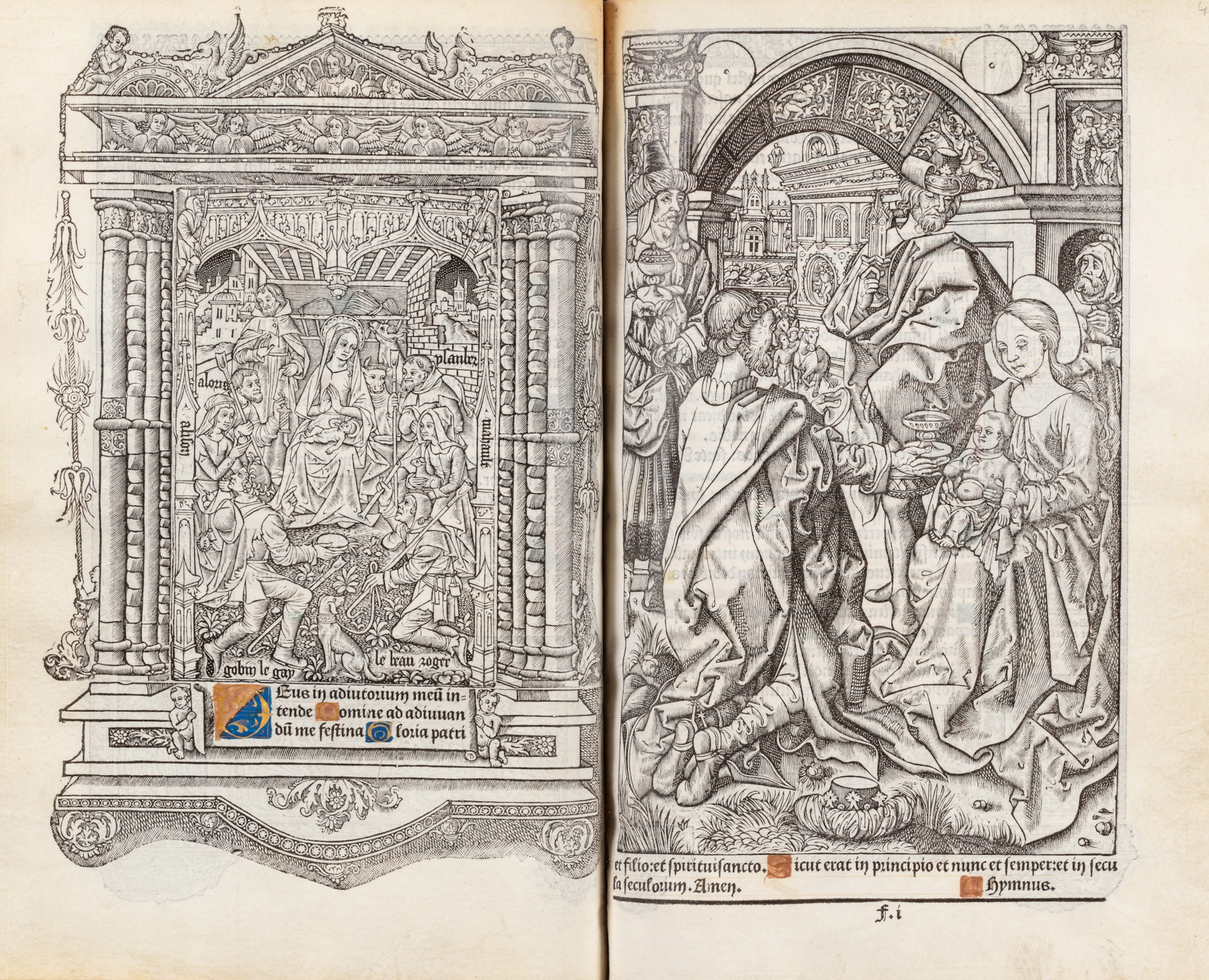 Hore christifere virginis marie secu[n]dum usum Romanu[m]..
