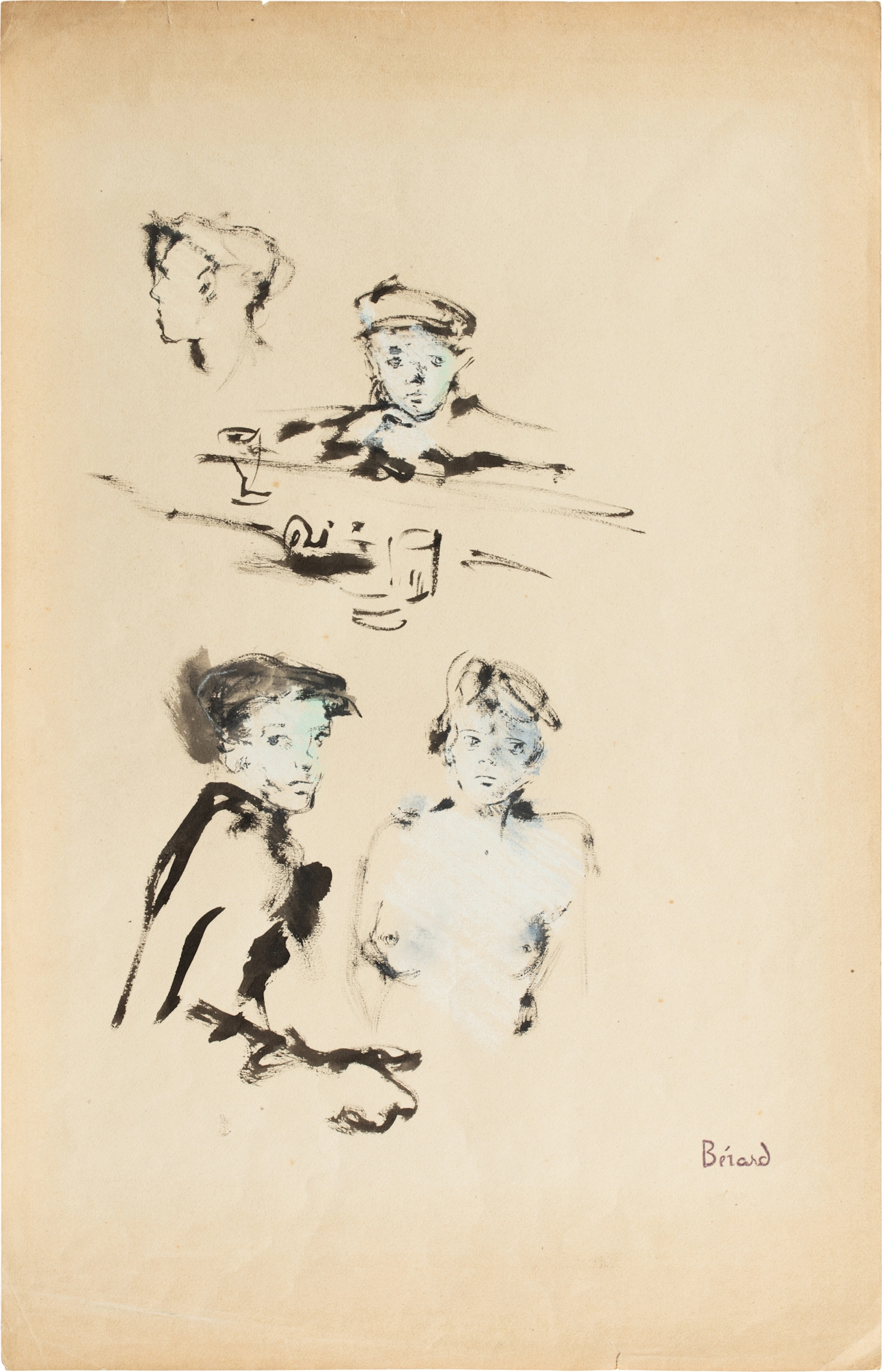 Differents studies for portraits