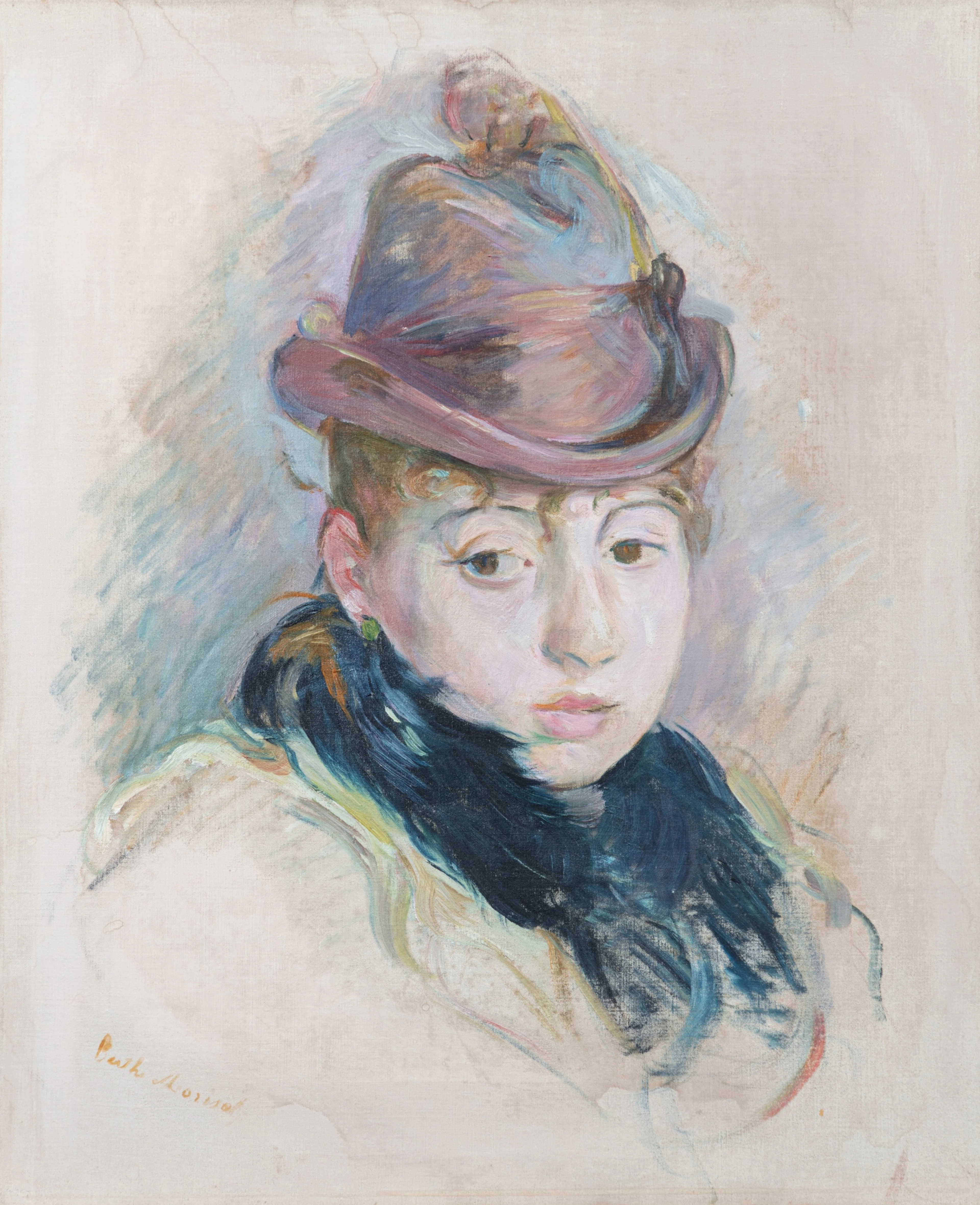 Jeune fille au chapeau