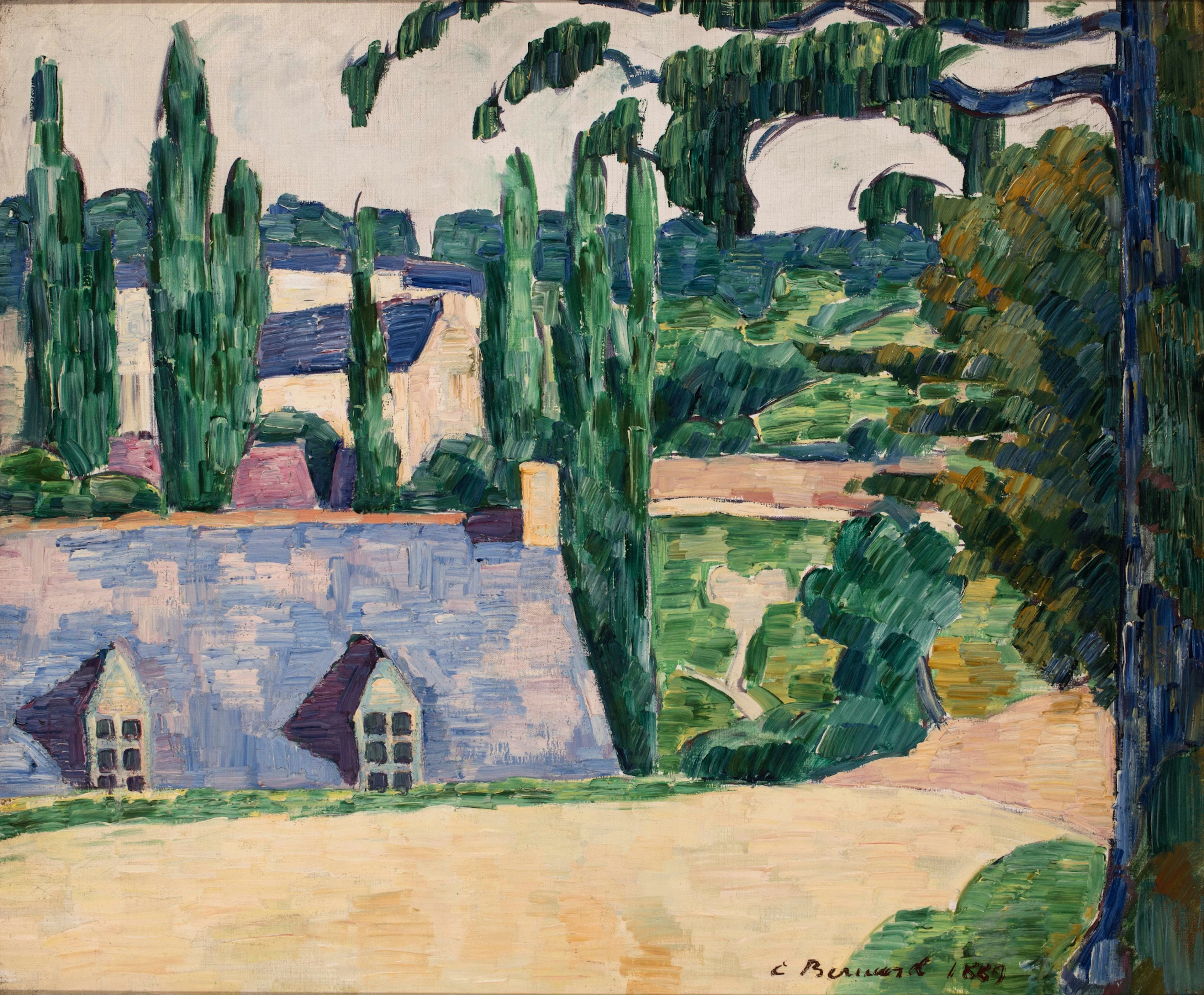 Les toits de Pont-Aven ou Paysage à Pont-Ave