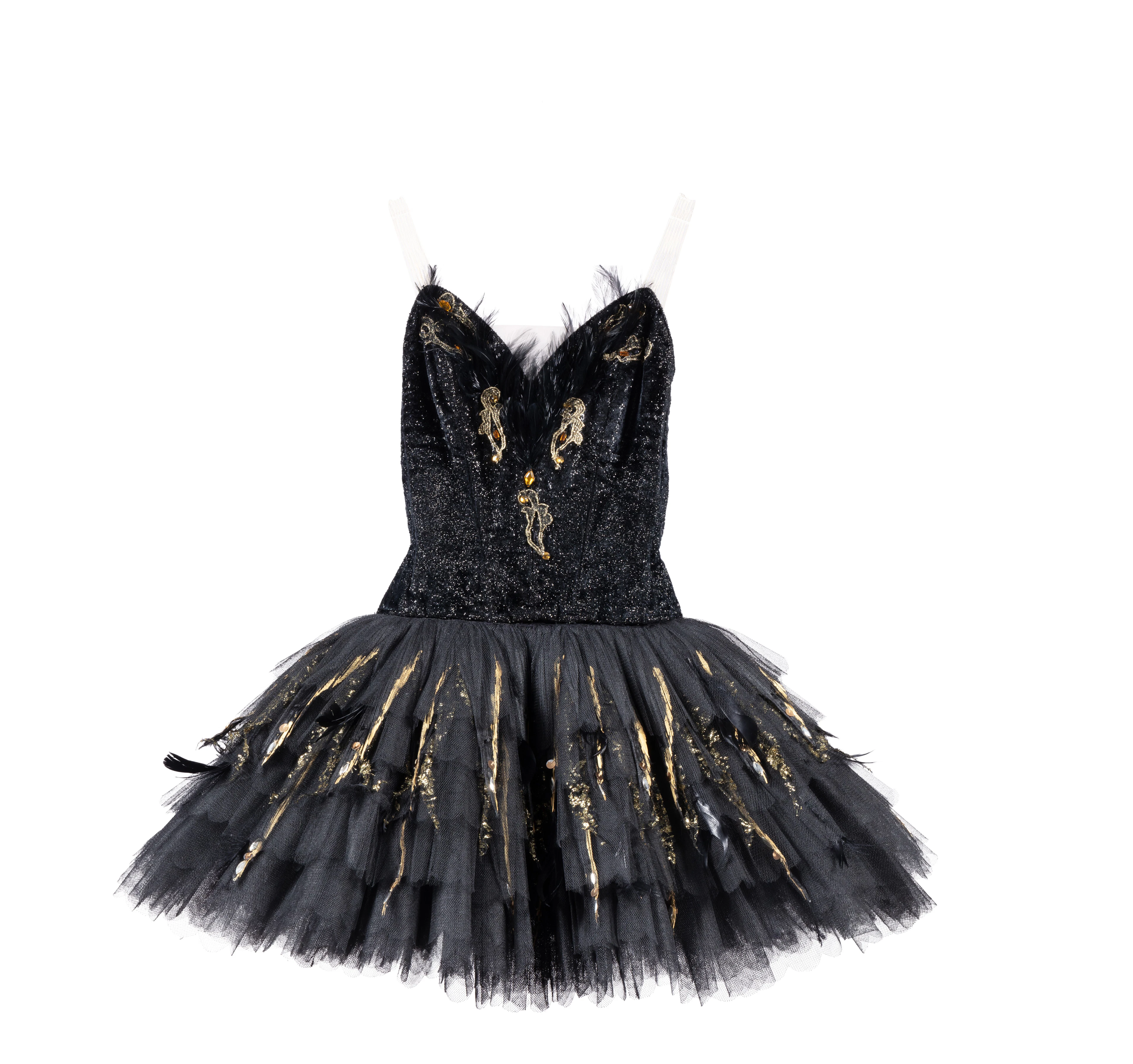 Tutu du Cygne Noir : Costume pour le Lac des Cygnes porté par Elisabeth Mauri