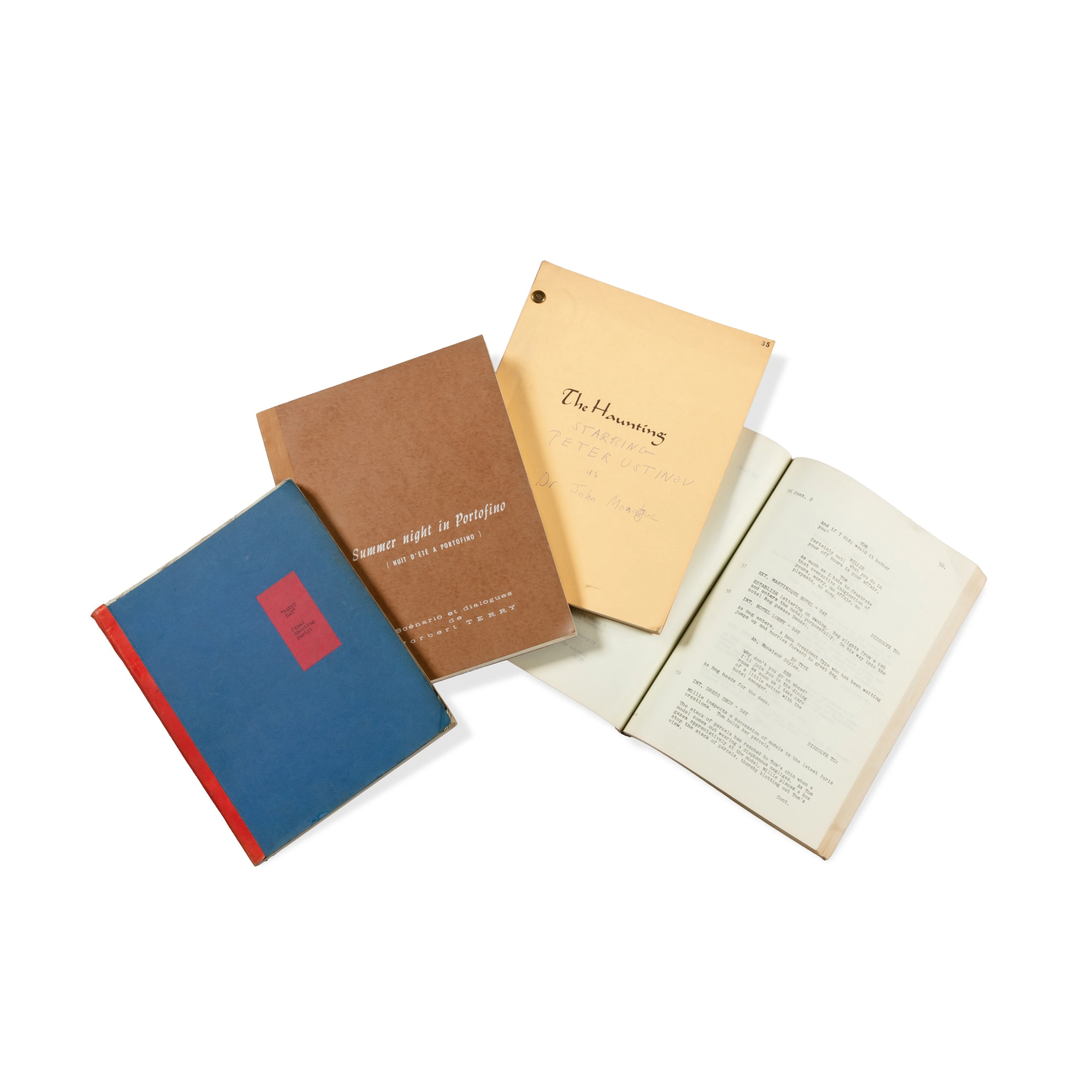 Cinema. Set of 5 typescripts screenplays by various...