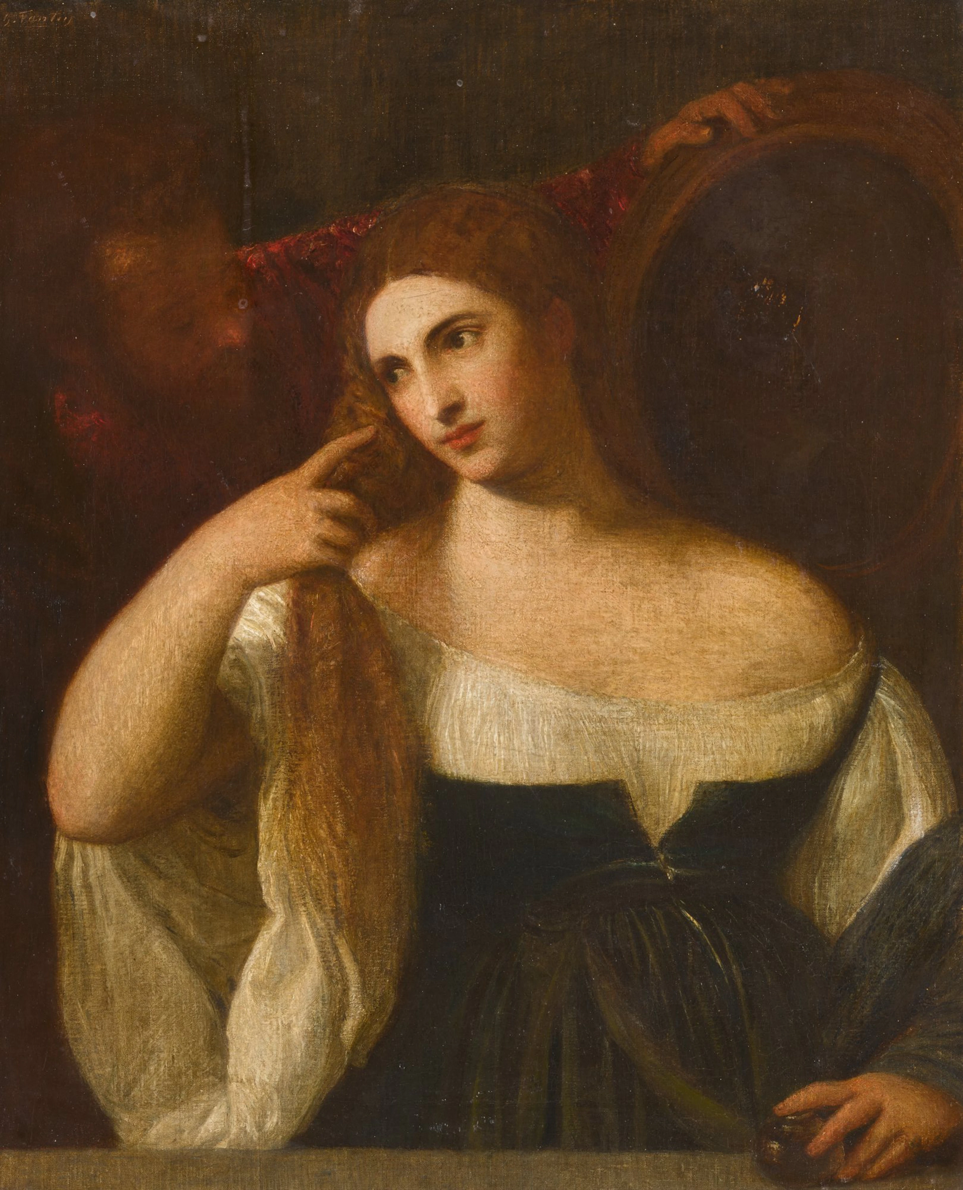 La Femme au miroir, after Titien | La Femme au miroir, d'après Titie