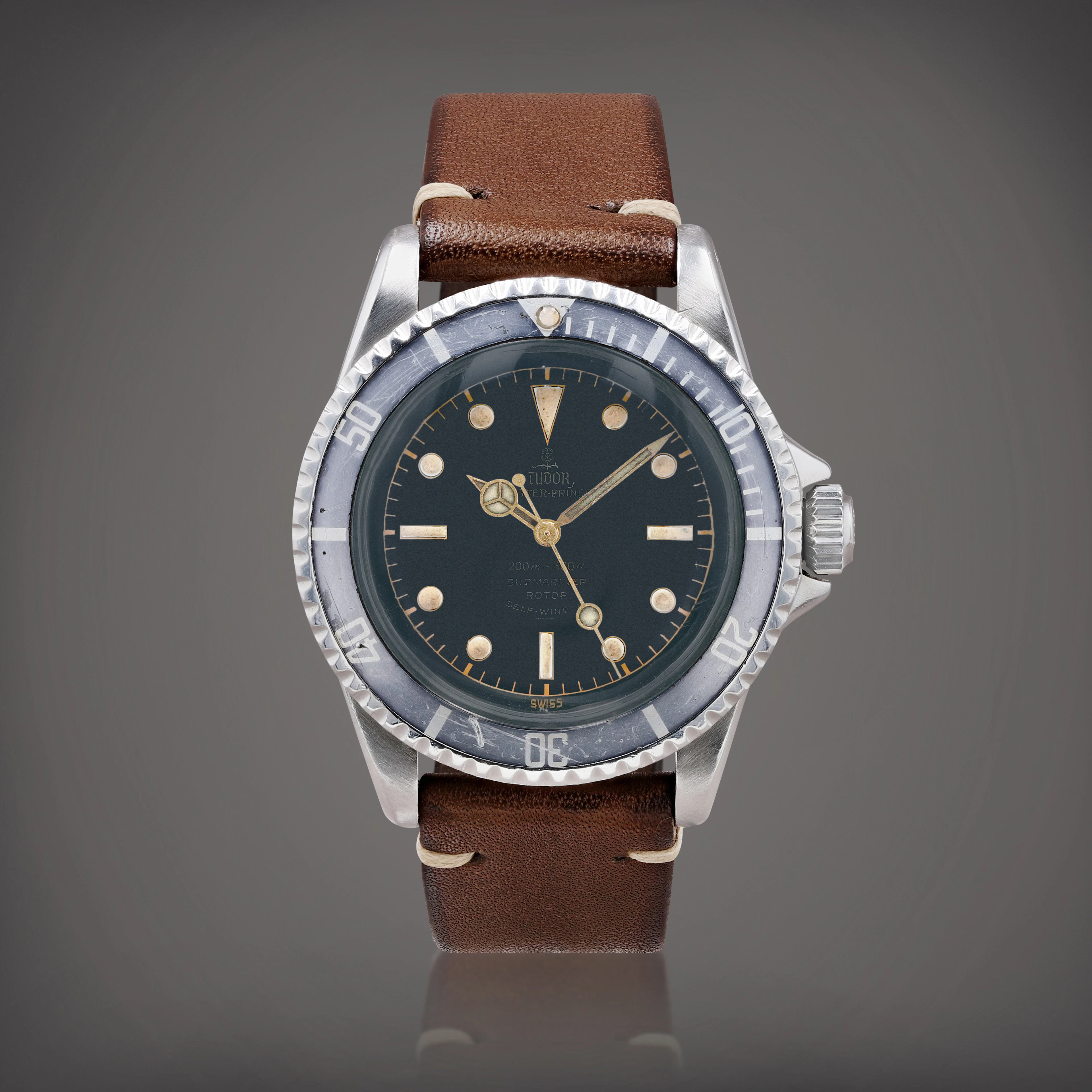 Submariner 'Underline gilt dial and PCG case'