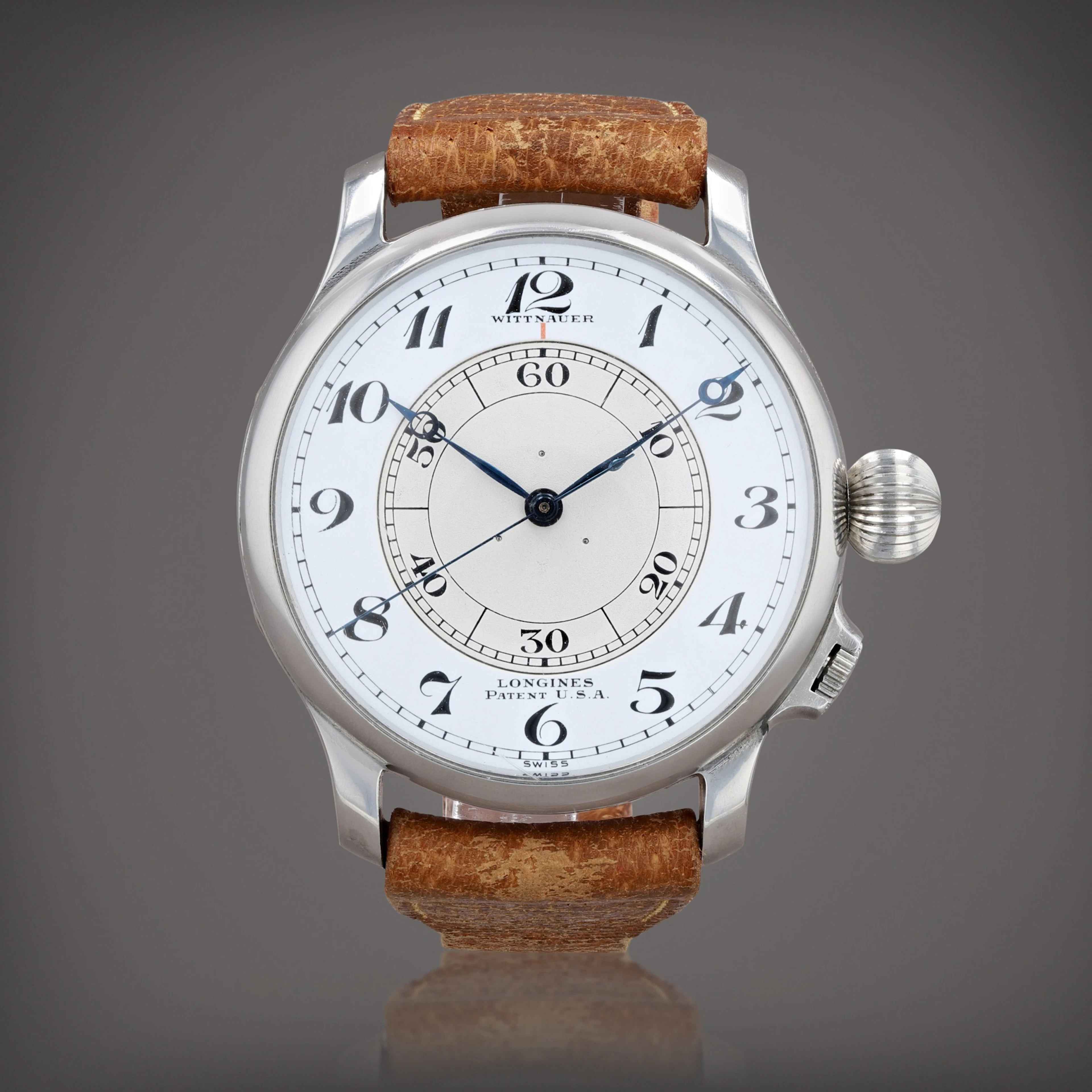 Weems, reference 4356 Montre bracelet oversize d'aviateur...