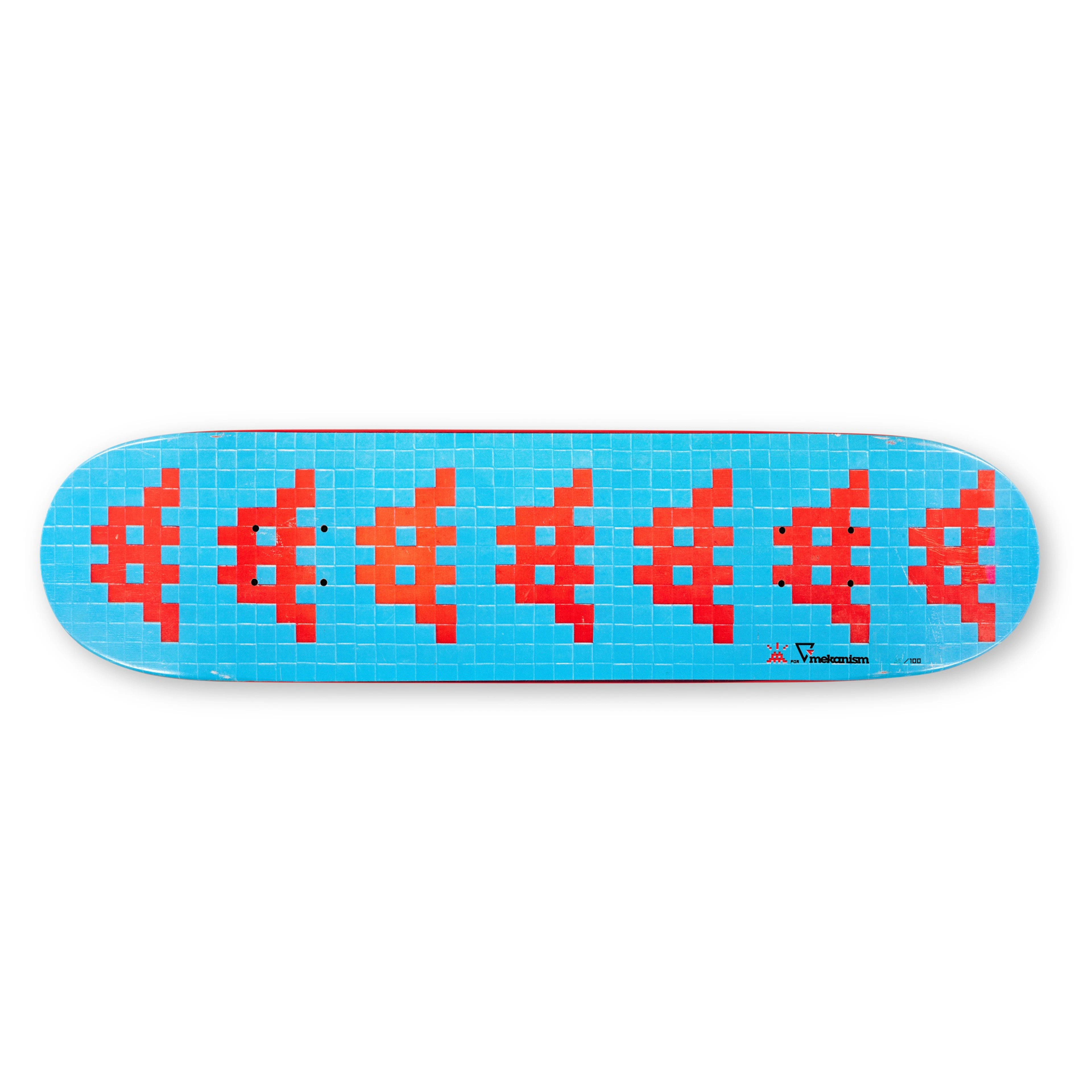 Mekanism x Invader | Mosaic Skateboard Deck