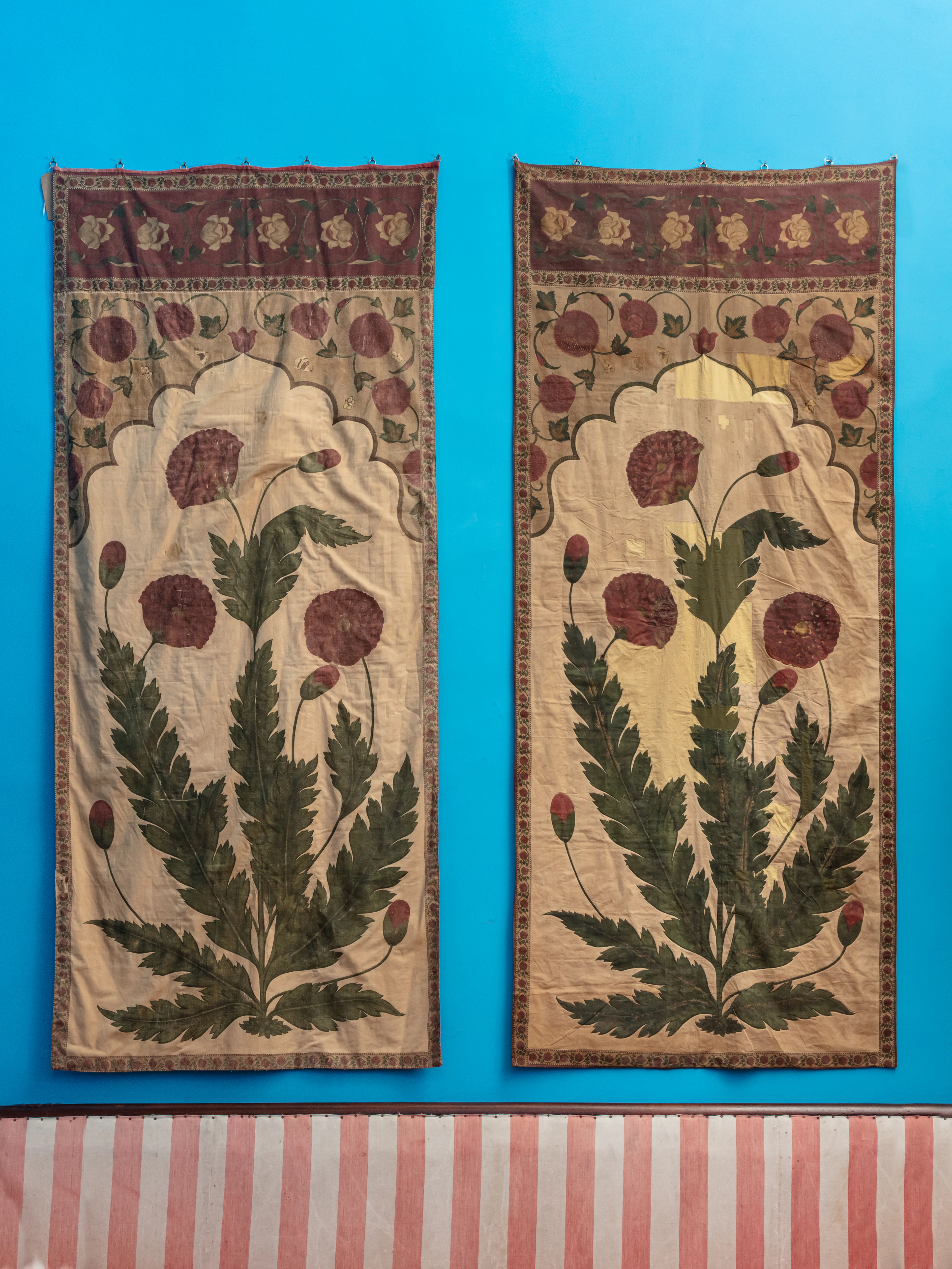 A pair of Qanat (tent hanging) panels