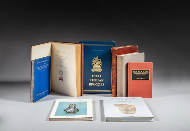 A group of approximately 80 Asian art reference books and...