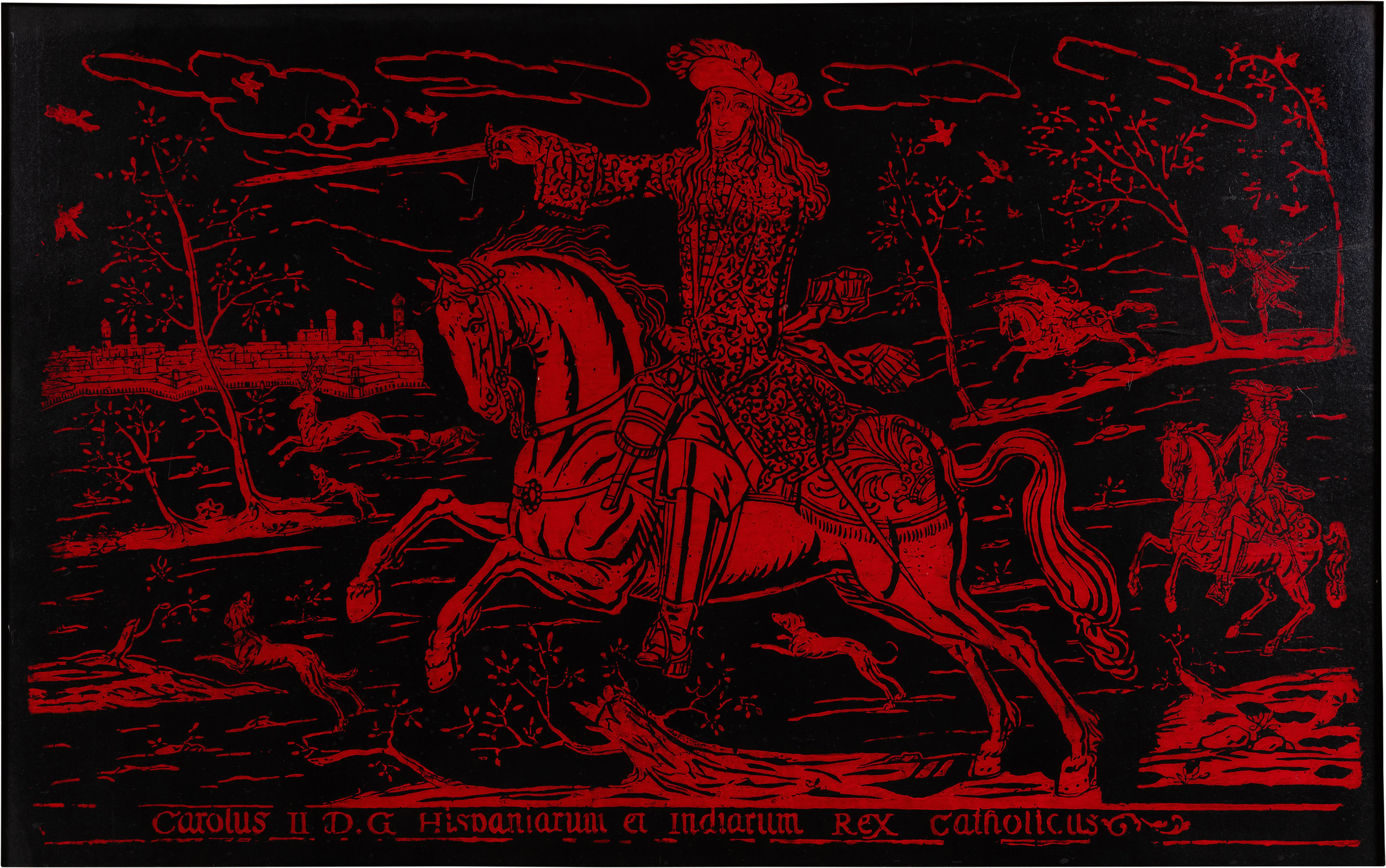Two woodblock prints