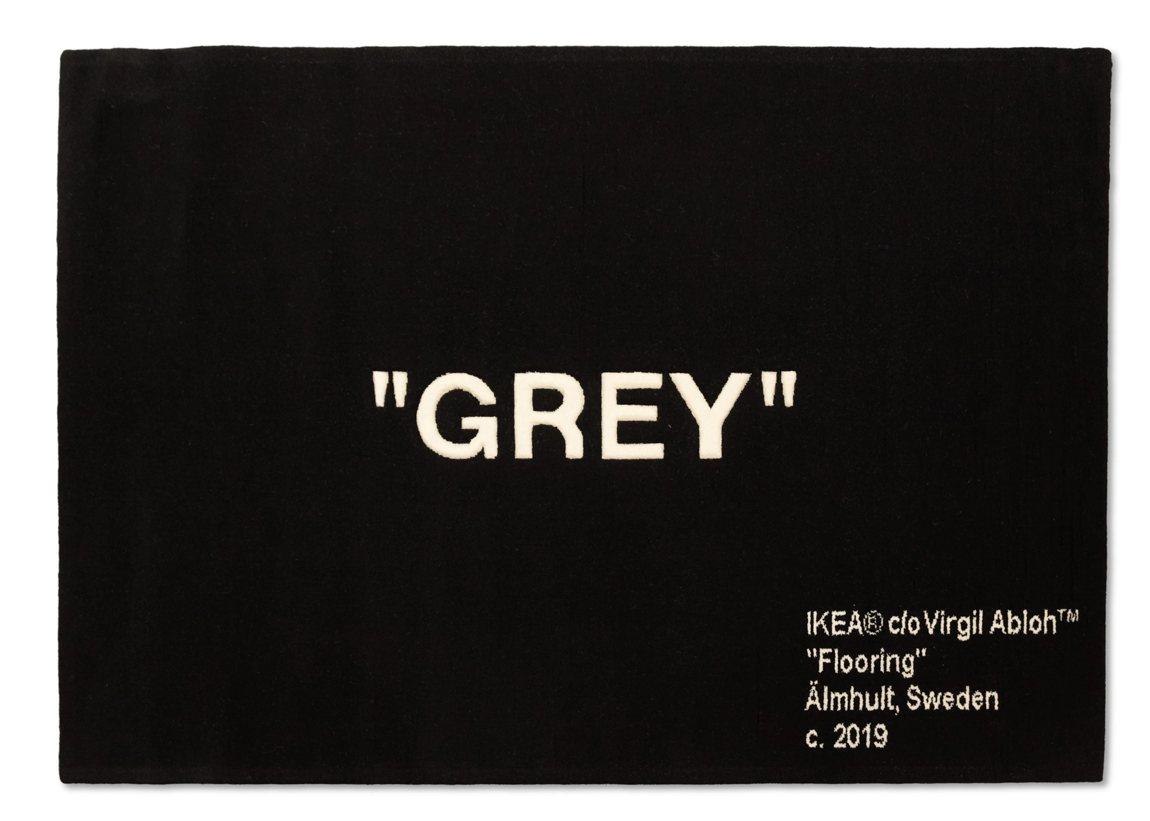 IKEA x Virgil Abloh 'GREY', 2018