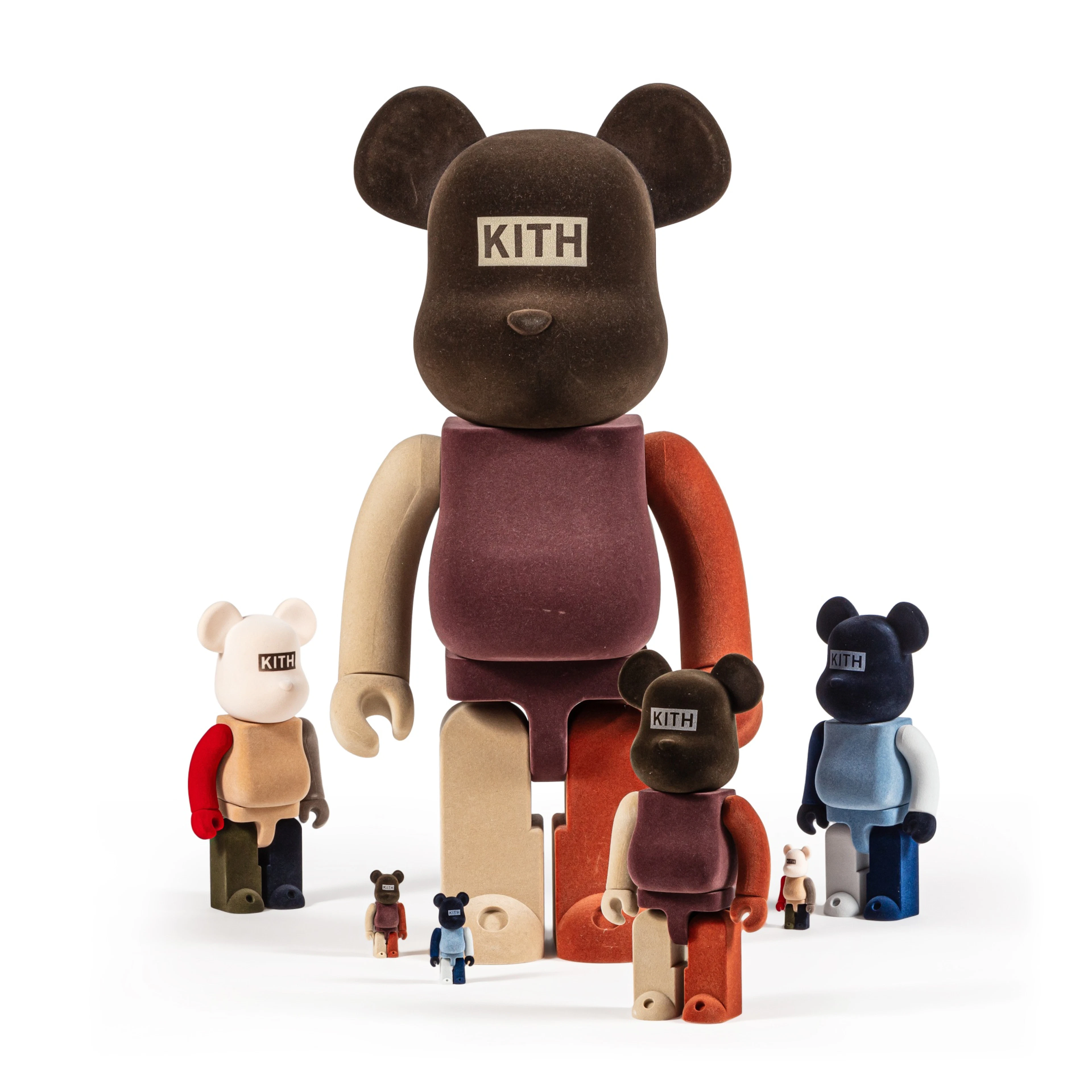 BEARRBRICK x Kith Flocked Collectio