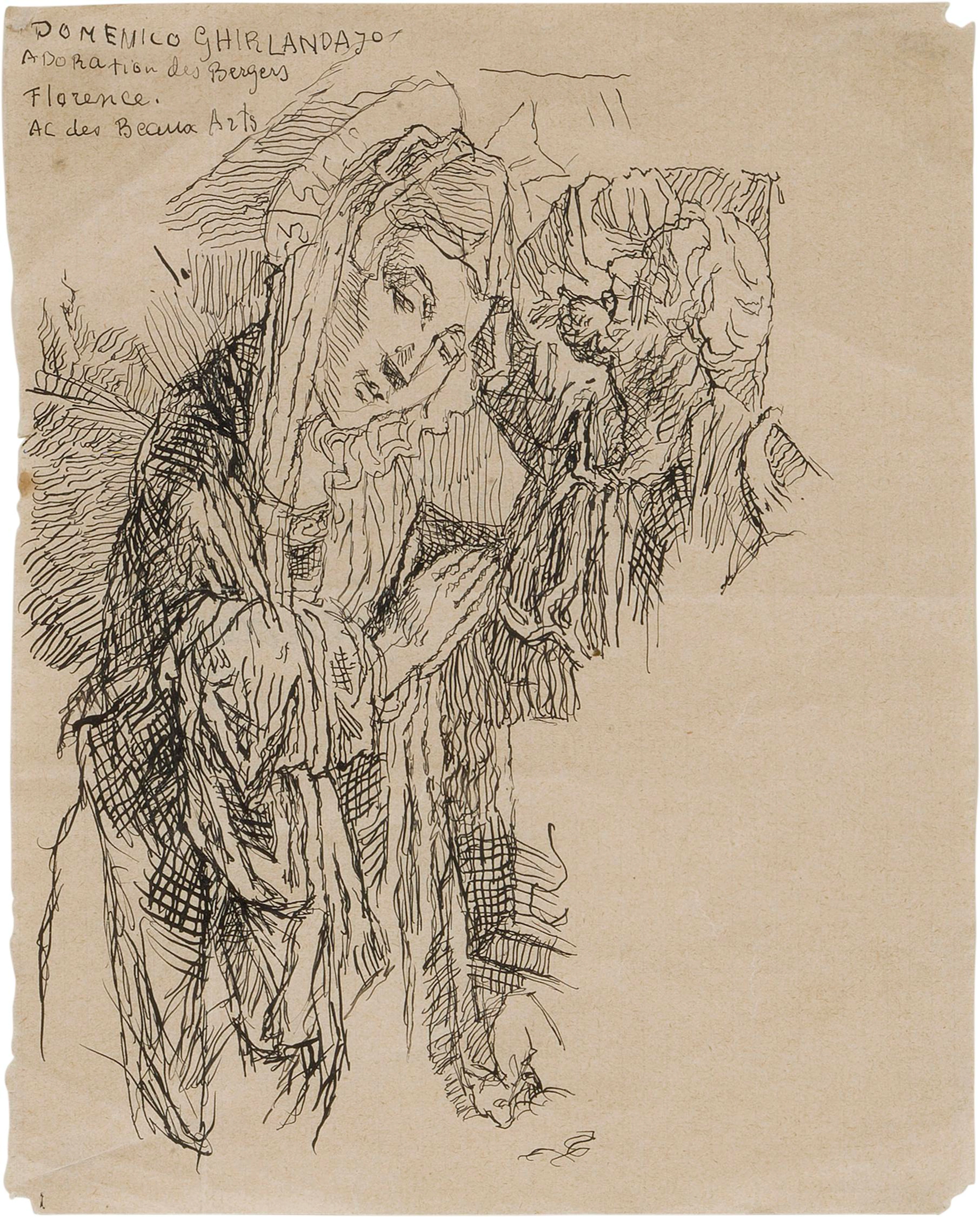 Untitled (Domenico Ghirlandaio, Adoration des bergers)