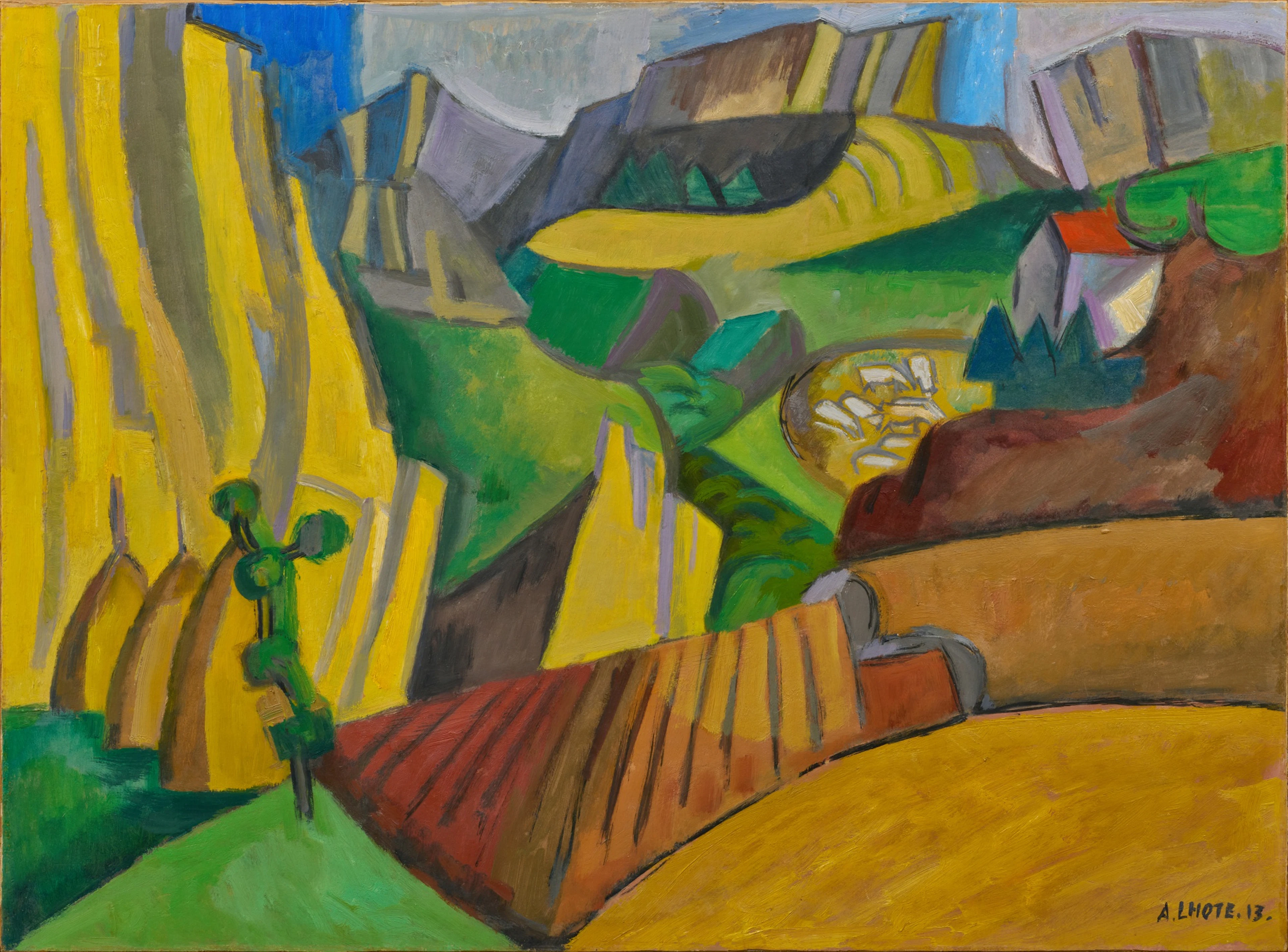 La vallée jaune