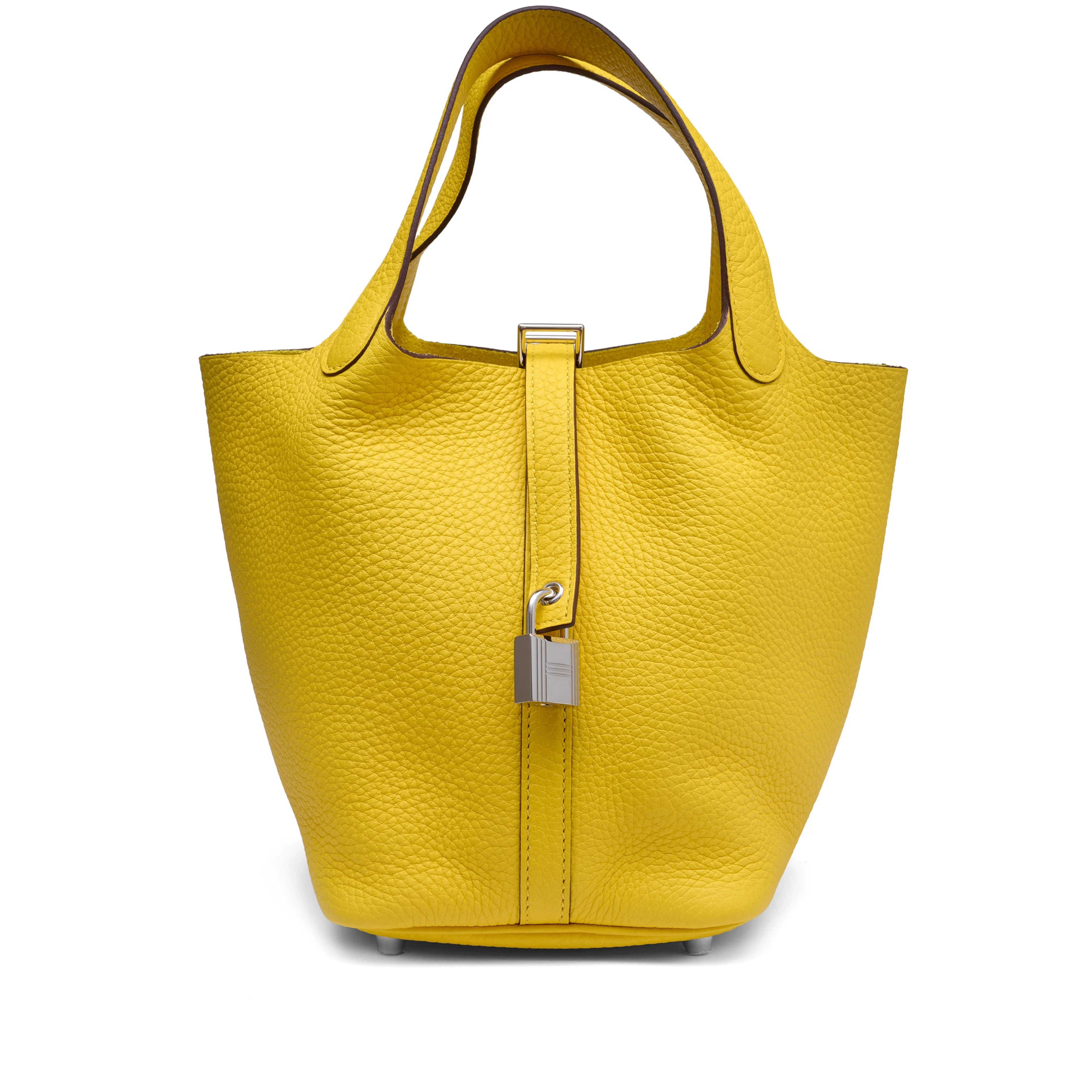 Jaune de Naples Clemence Picotin Lock 18 Palladium Hardware, 2021
