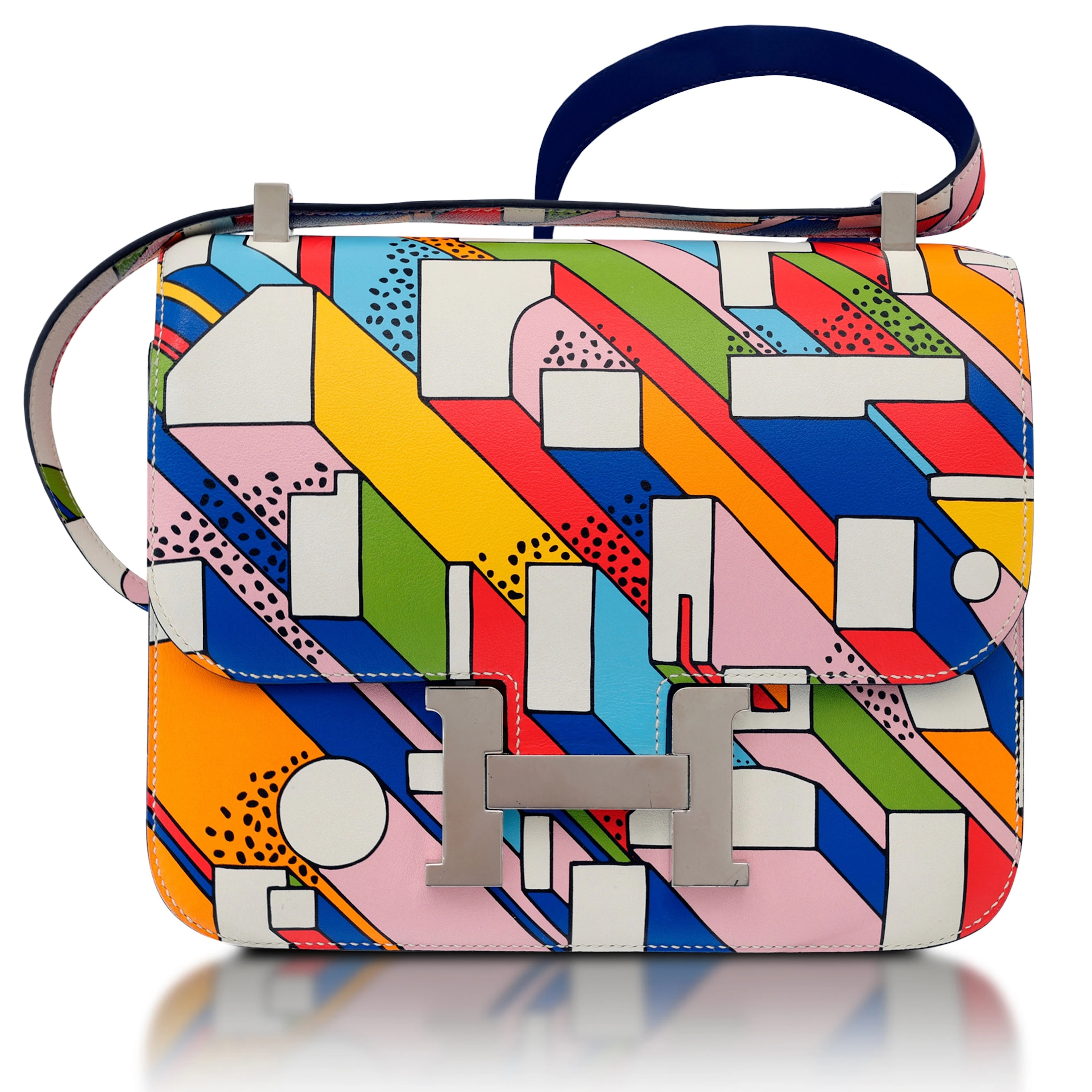 Limited Edition Multicolor Swift On a Summer Day Constance 24 Palladium Hardware